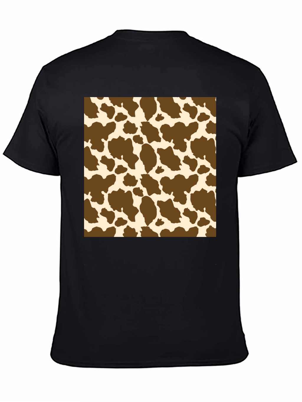 Cow Print T-Shirt: Novelty Pattern Tee