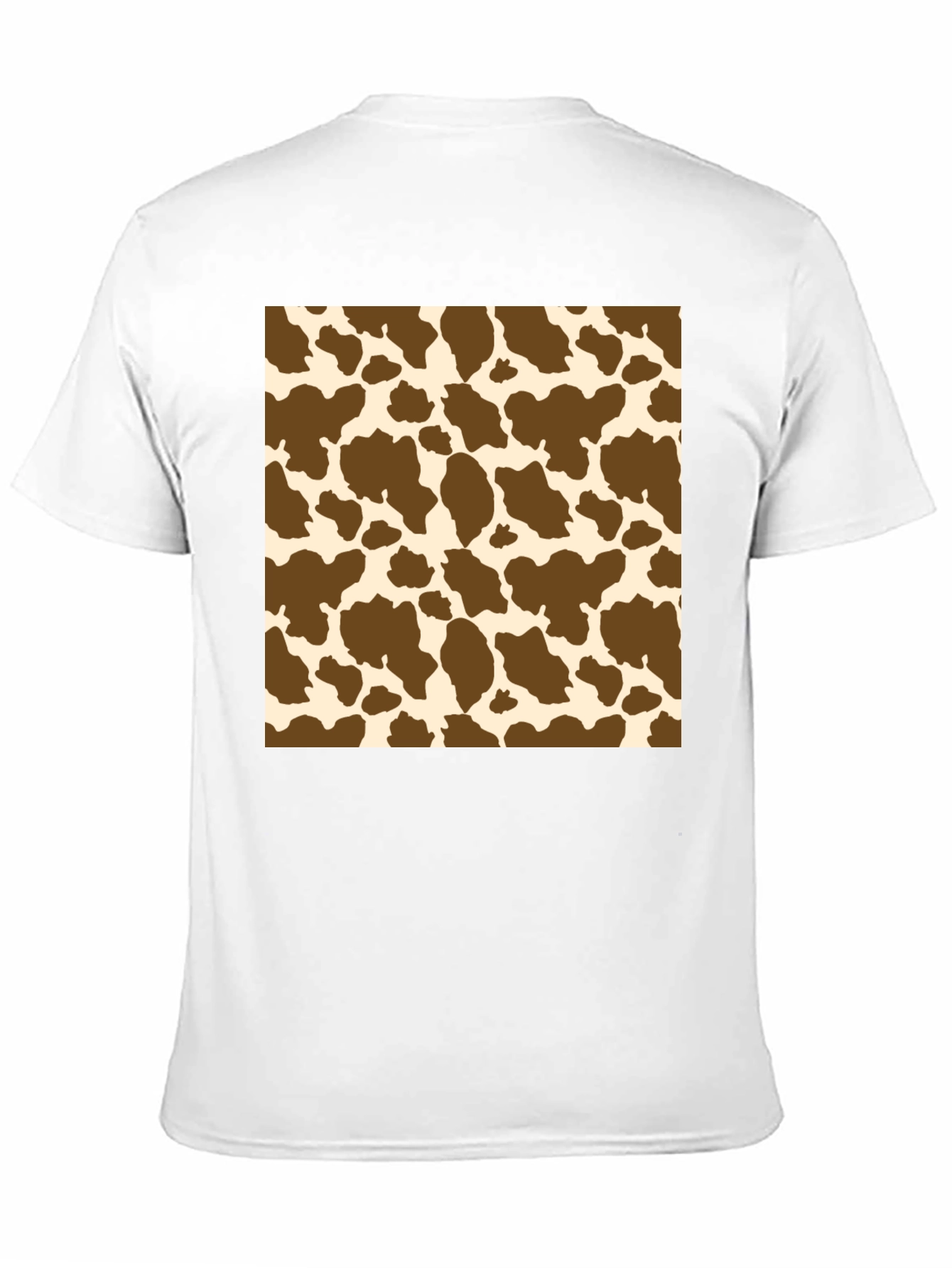 Cow Print T-Shirt: Novelty Pattern Tee