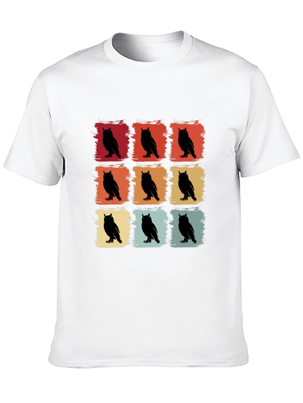 Retro Owl Silhouette Graphic Tee