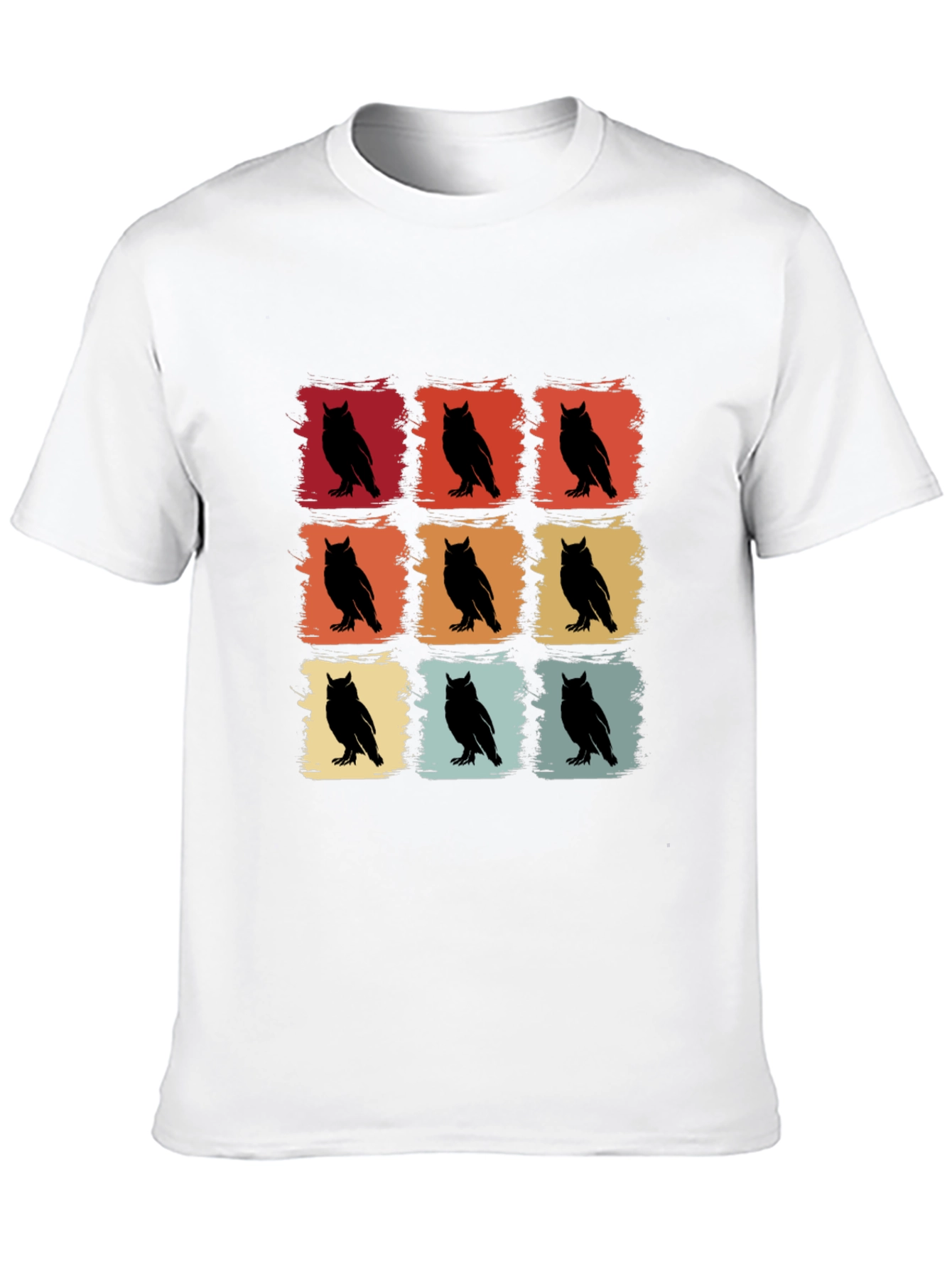Retro Owl Silhouette Graphic Tee