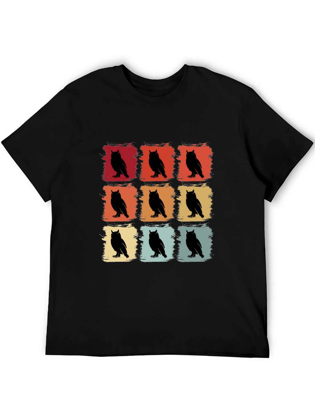 Retro Owl Silhouette Graphic Tee