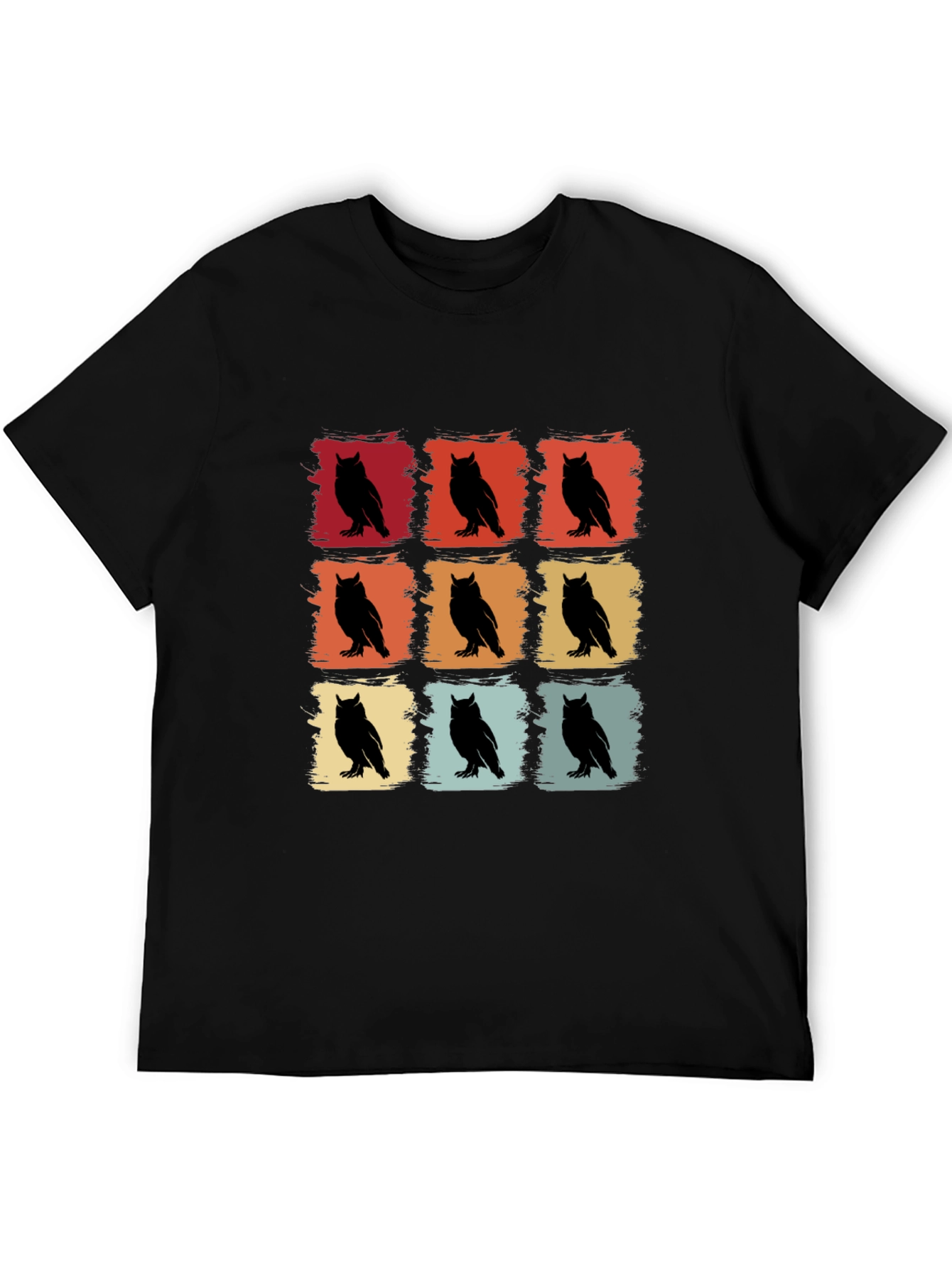 Retro Owl Silhouette Graphic Tee