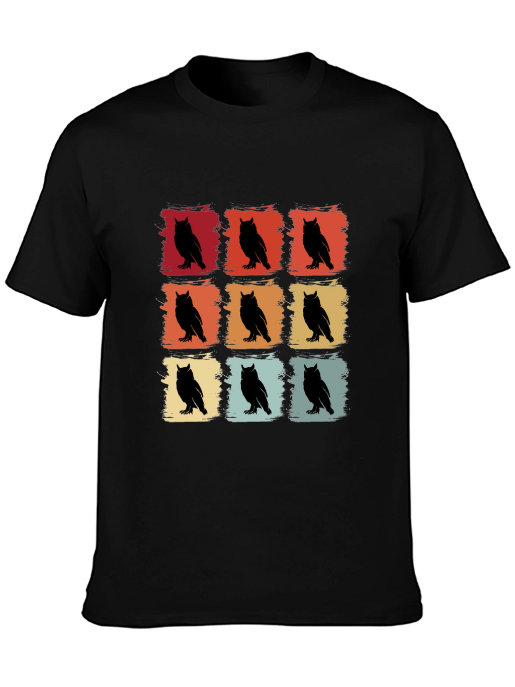 Retro Owl Silhouette Graphic Tee