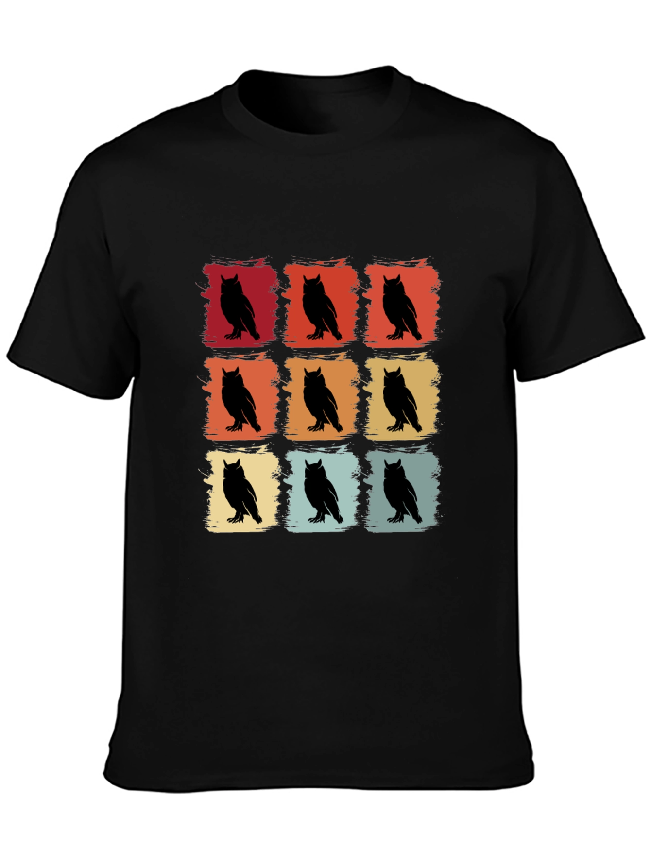 Retro Owl Silhouette Graphic Tee