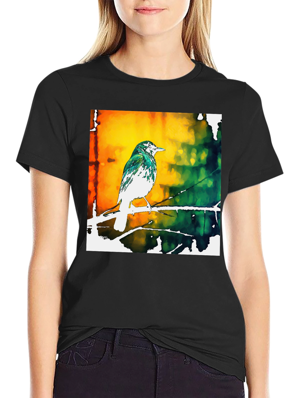 Watercolor Bird T-Shirt
