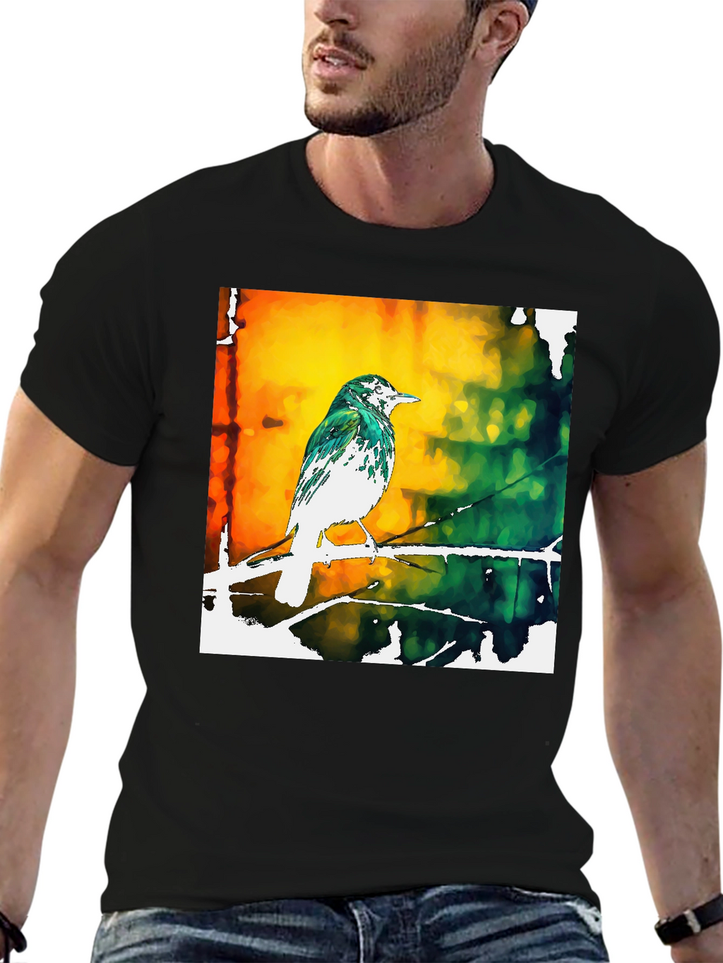 Watercolor Bird T-Shirt