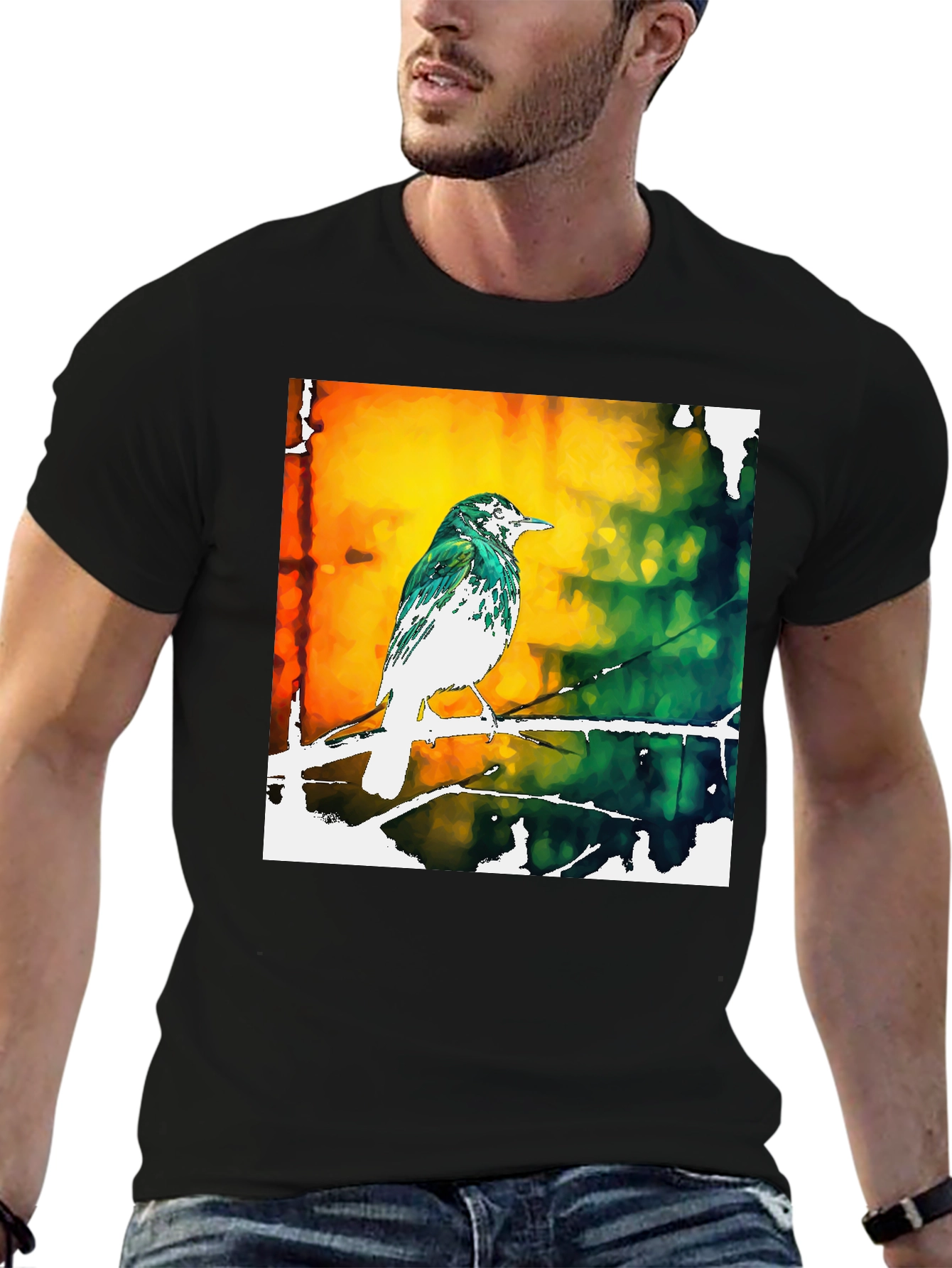 Watercolor Bird T-Shirt