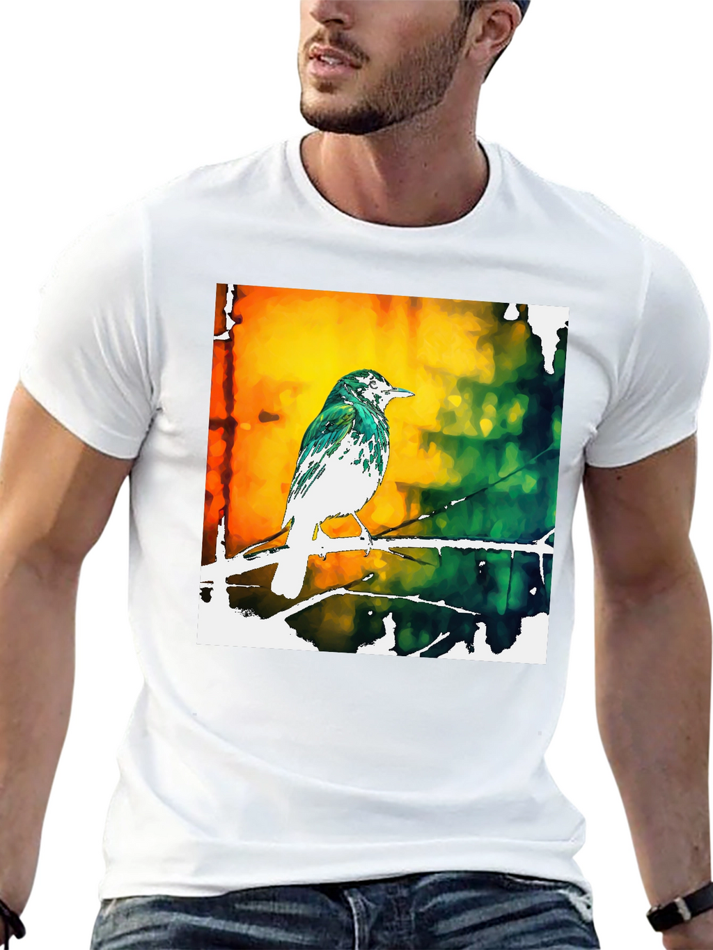 Watercolor Bird T-Shirt