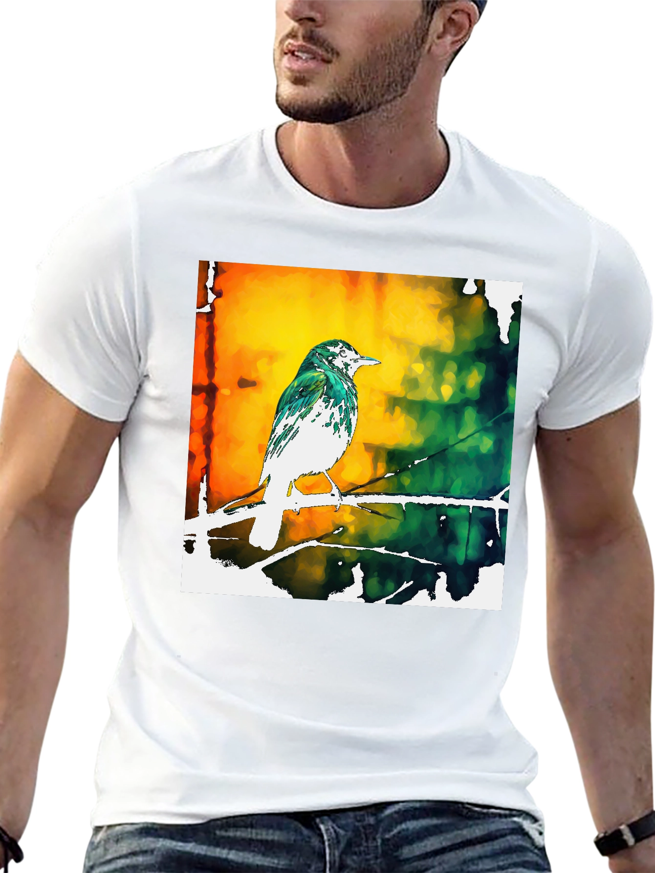 Watercolor Bird T-Shirt