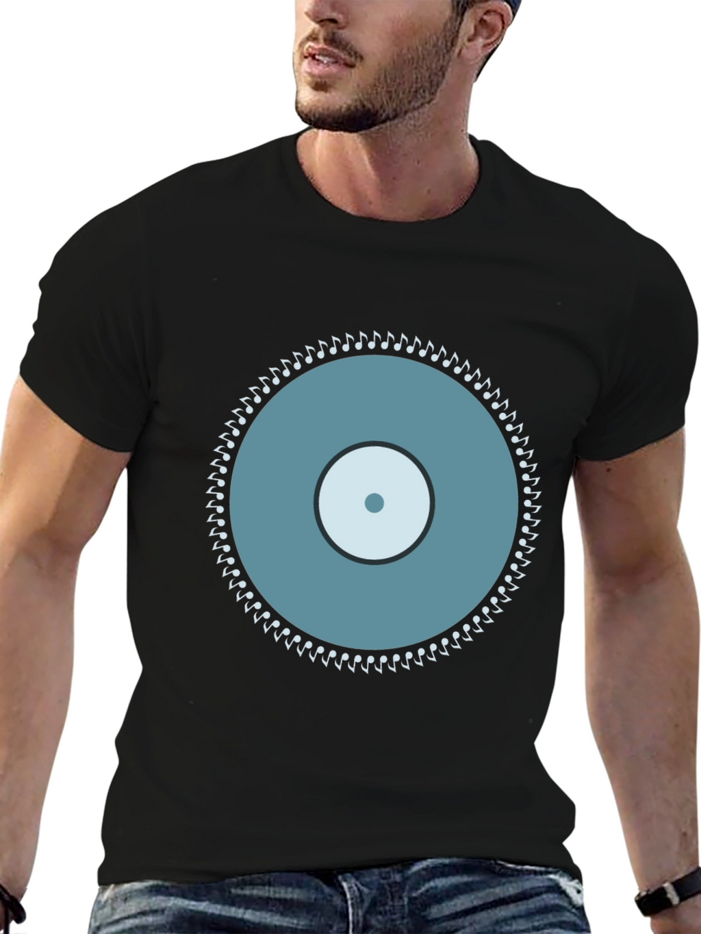 Musical Record Graphic Tee
