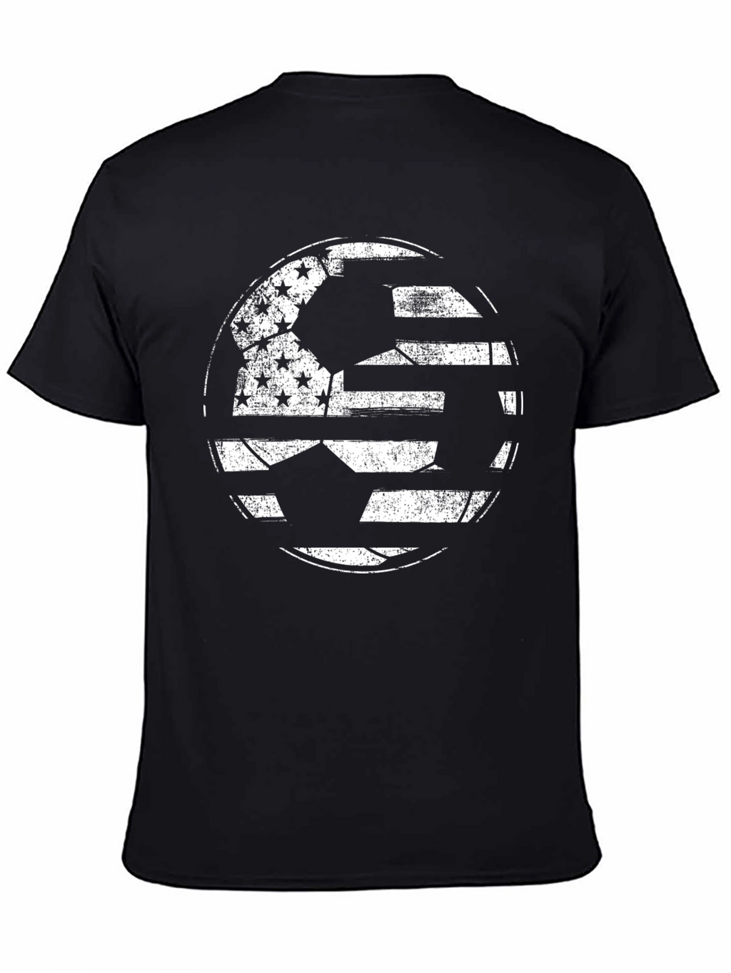 USA Soccer Flag T-Shirt - Patriotic Graphic Tee
