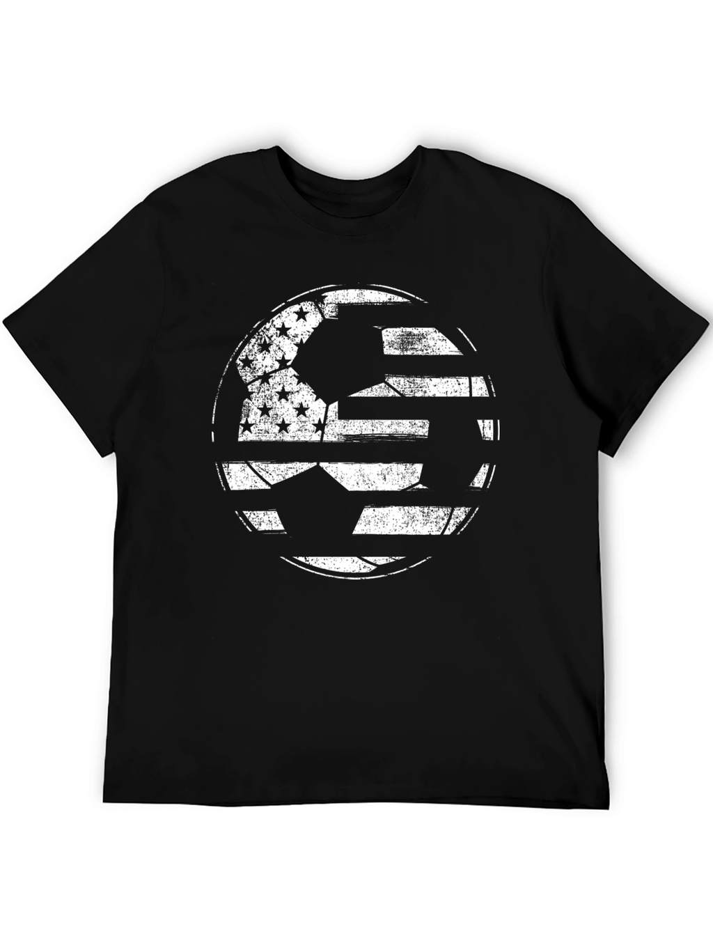 USA Soccer Flag T-Shirt - Patriotic Graphic Tee