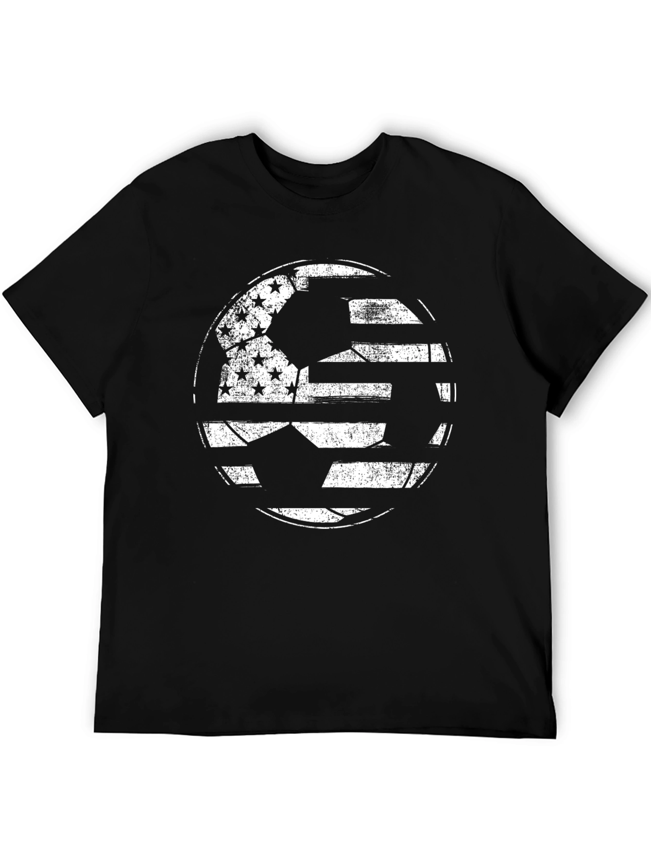 USA Soccer Flag T-Shirt - Patriotic Graphic Tee