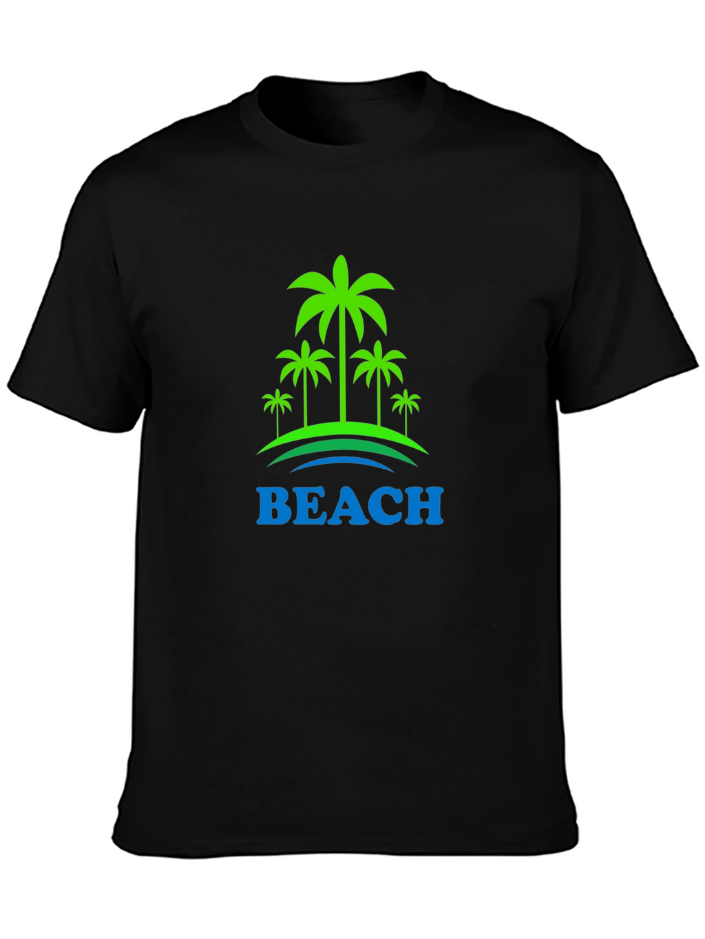 Beach Palm Tree Graphic T-Shirt