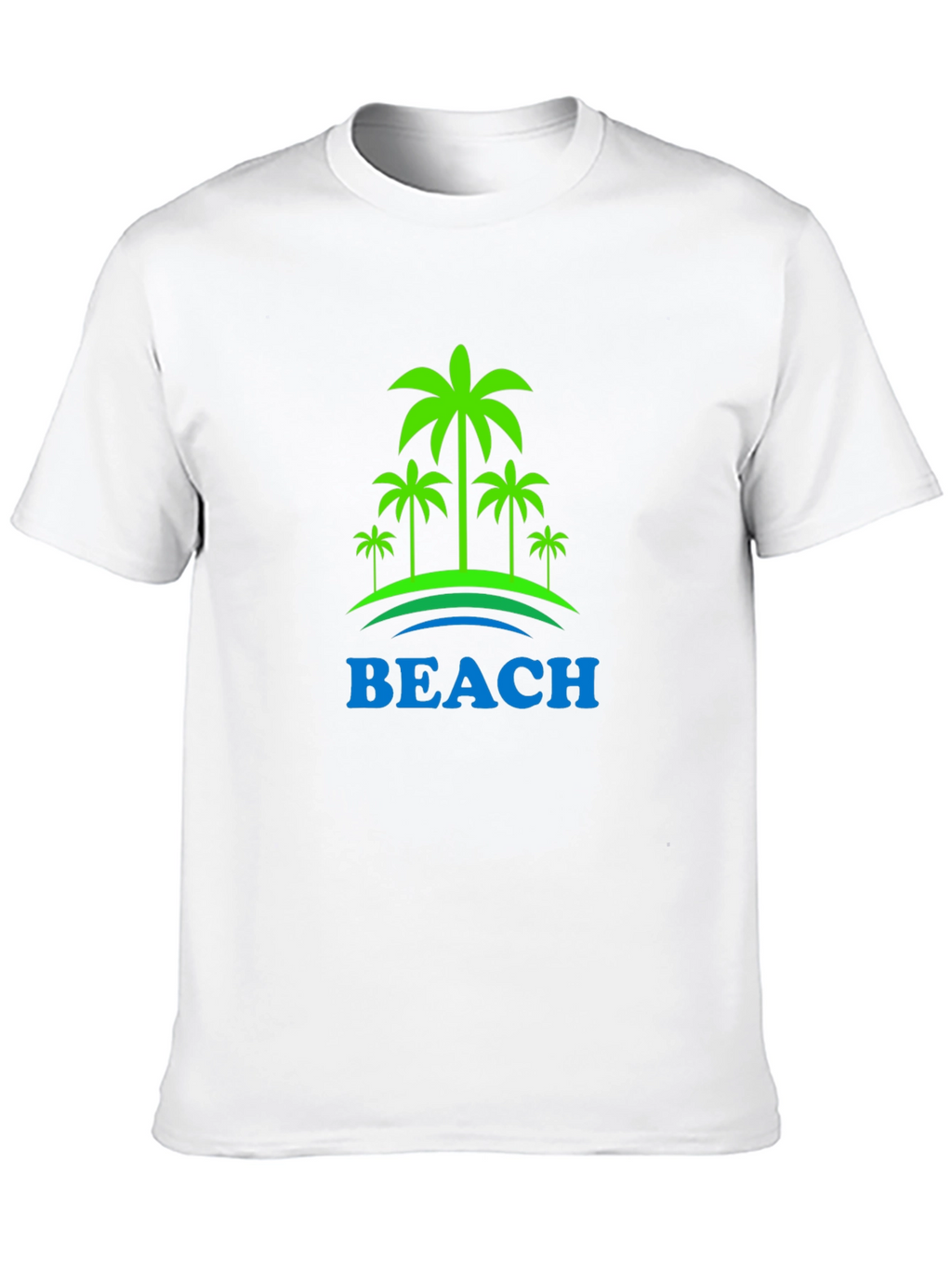 Beach Palm Tree Graphic T-Shirt