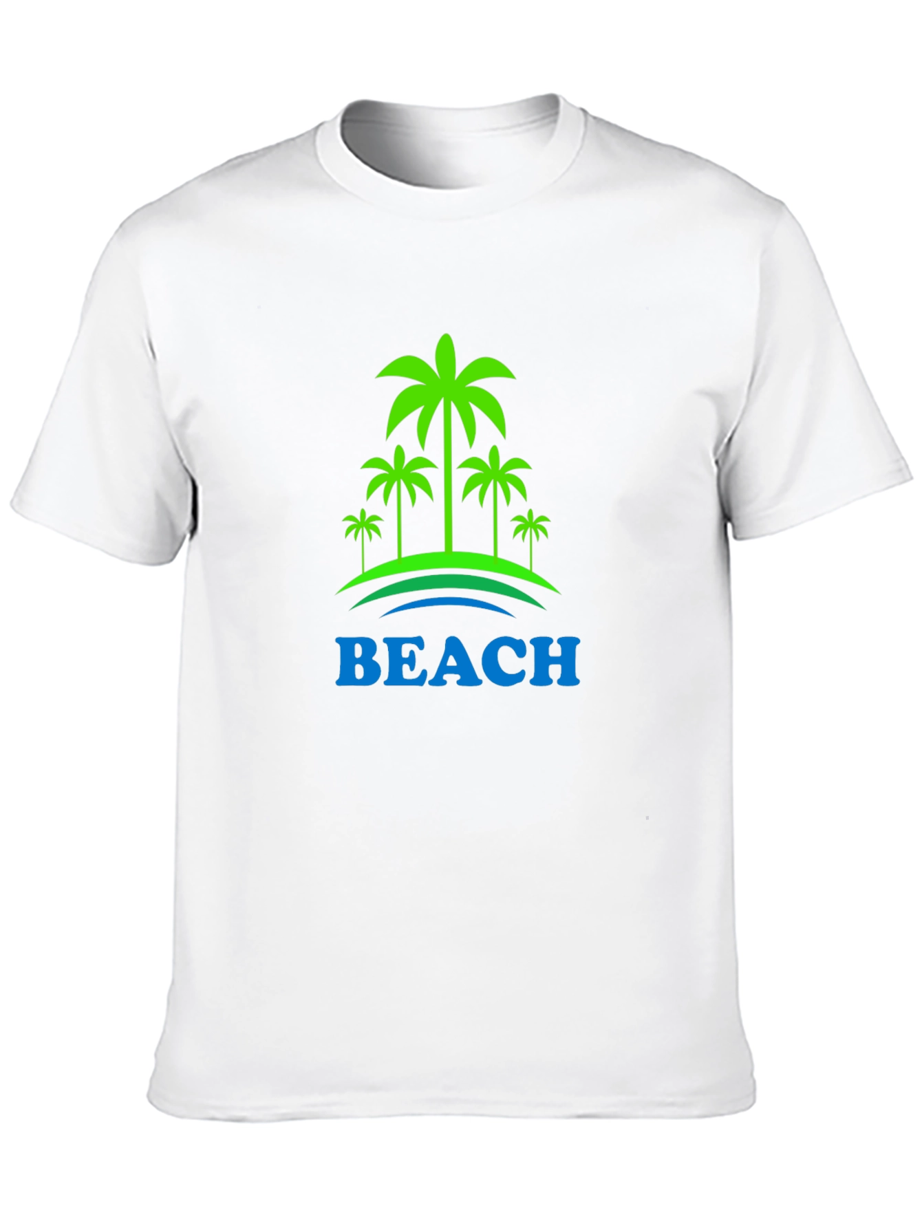 Beach Palm Tree Graphic T-Shirt