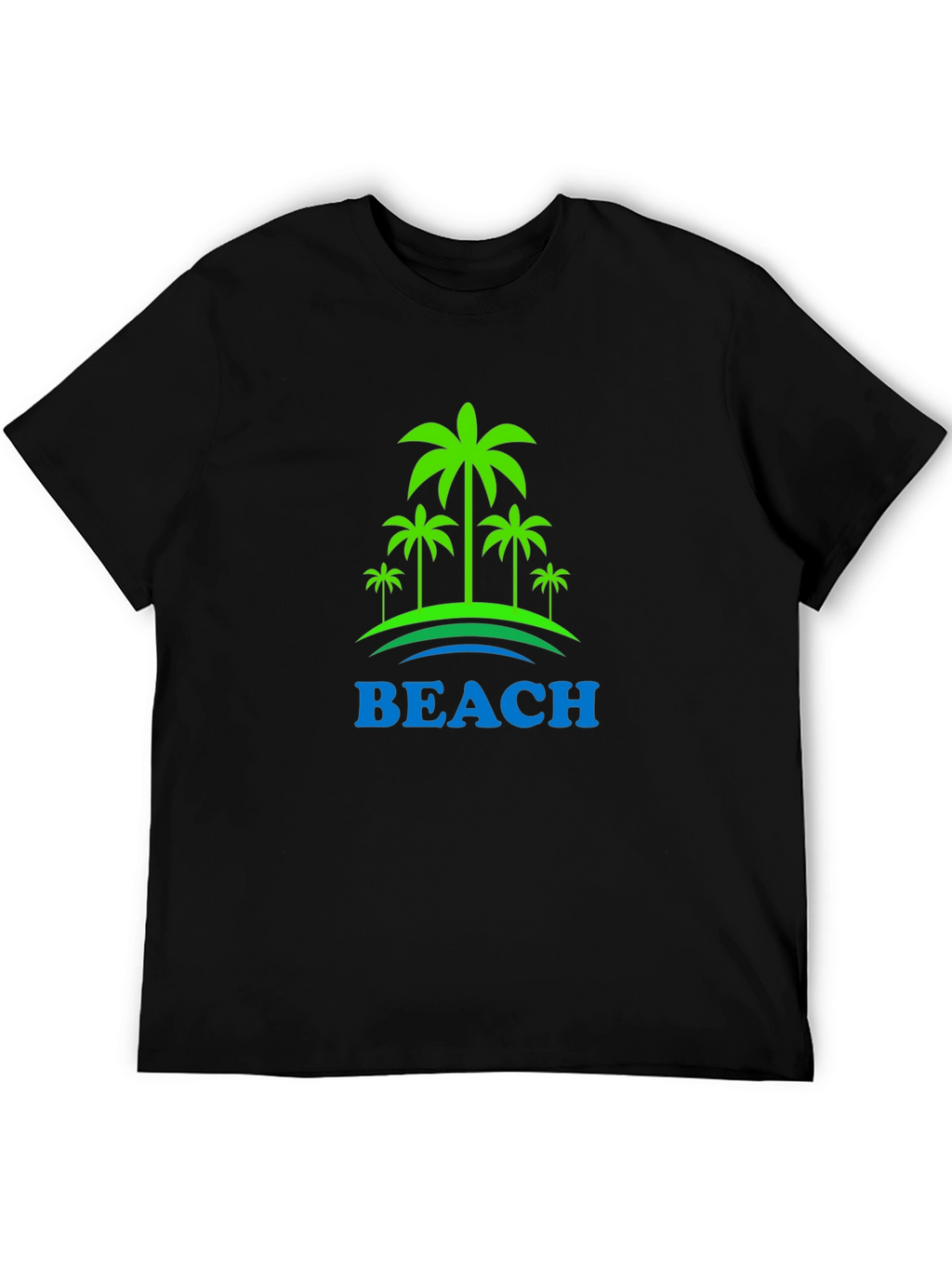 Beach Palm Tree Graphic T-Shirt