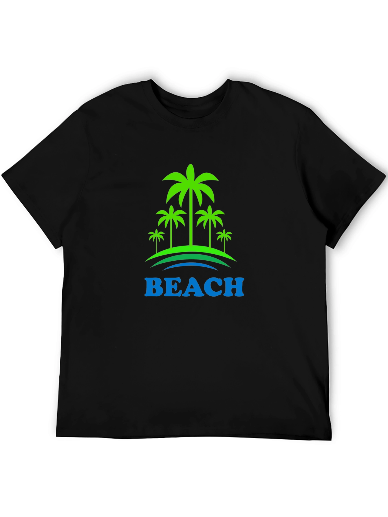 Beach Palm Tree Graphic T-Shirt