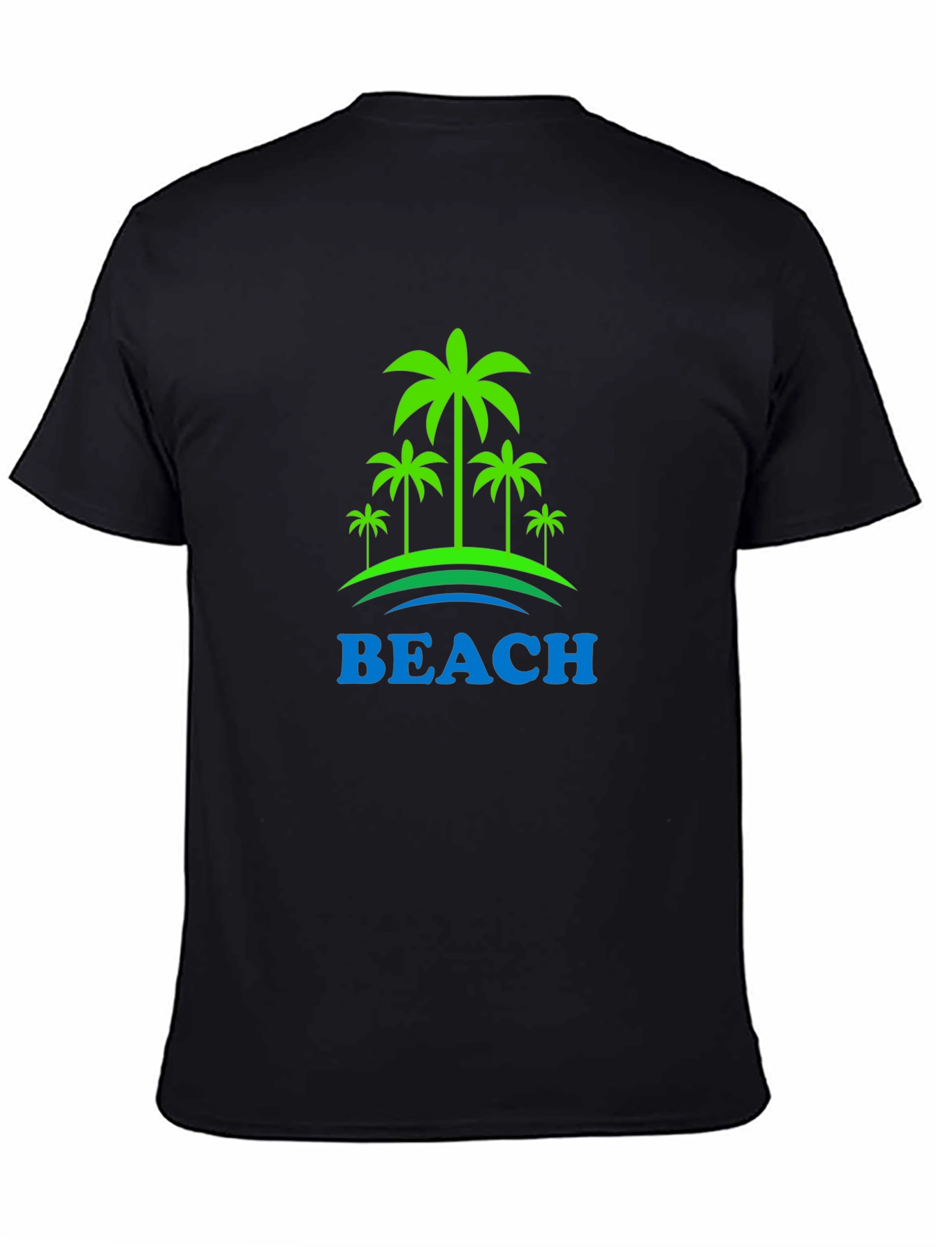 Beach Palm Tree Graphic T-Shirt