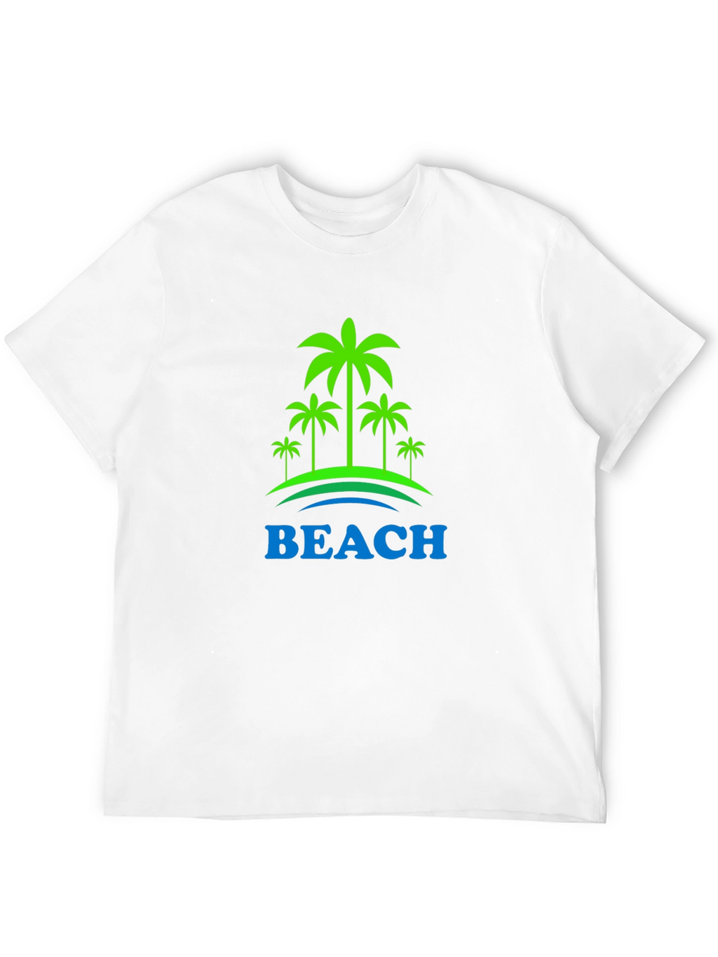 Beach Palm Tree Graphic T-Shirt