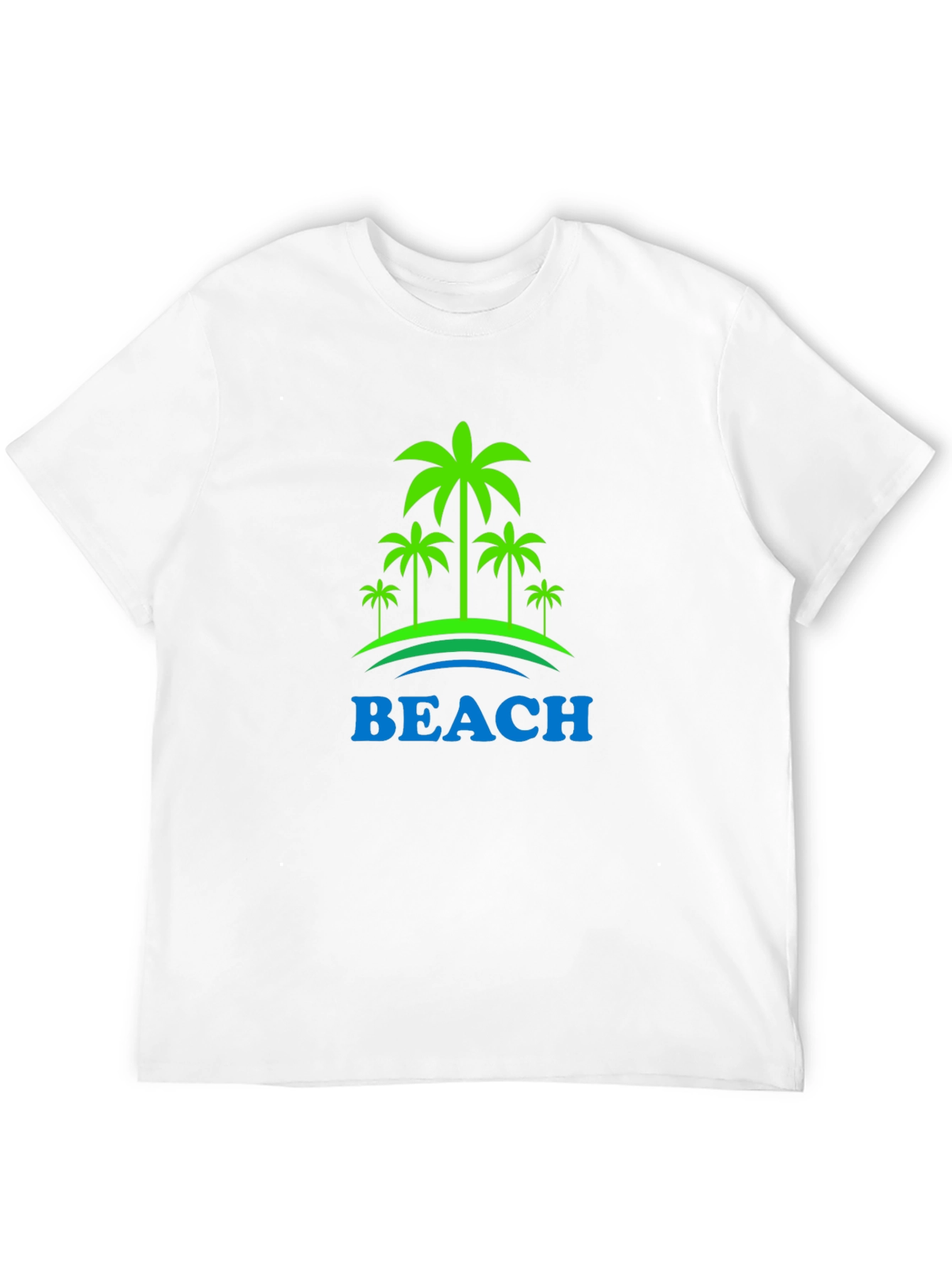 Beach Palm Tree Graphic T-Shirt
