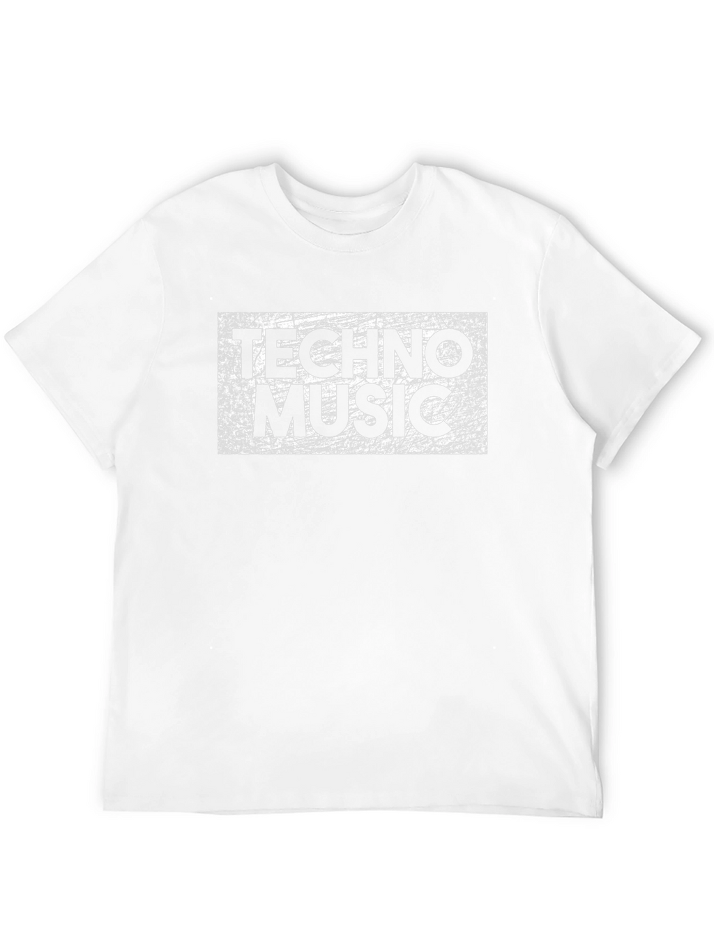 Techno Music Black Graphic T-Shirt