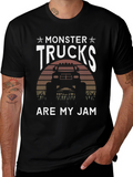 Monster Trucks Are My Jam Graphic Tee