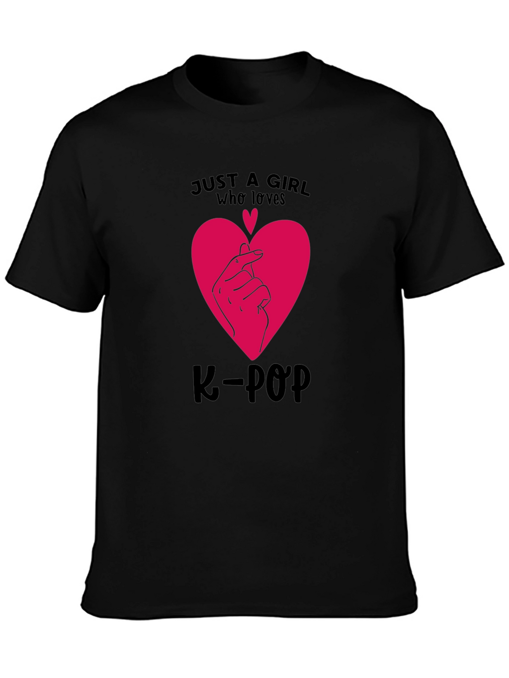 K-Pop Heart Graphic Tee