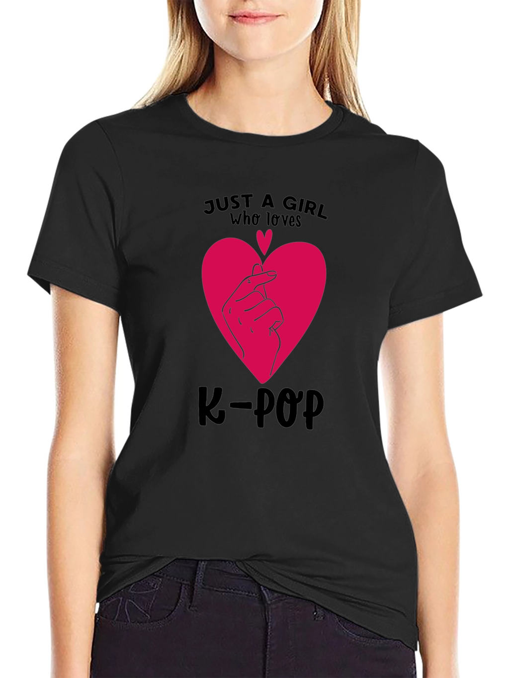 K-Pop Heart Graphic Tee