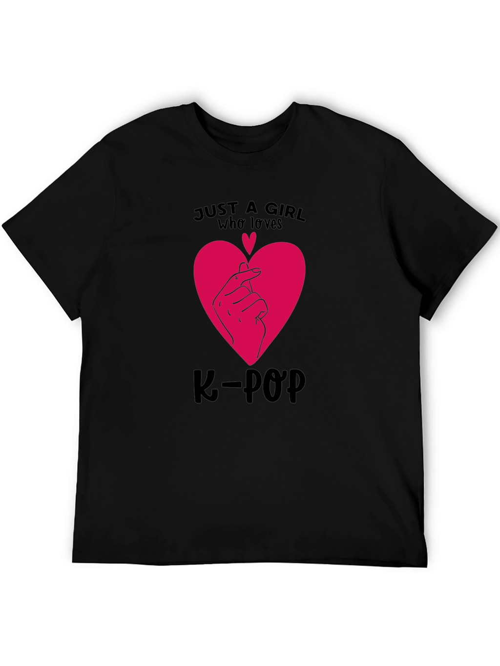 K-Pop Heart Graphic Tee