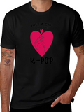 K-Pop Heart Graphic Tee