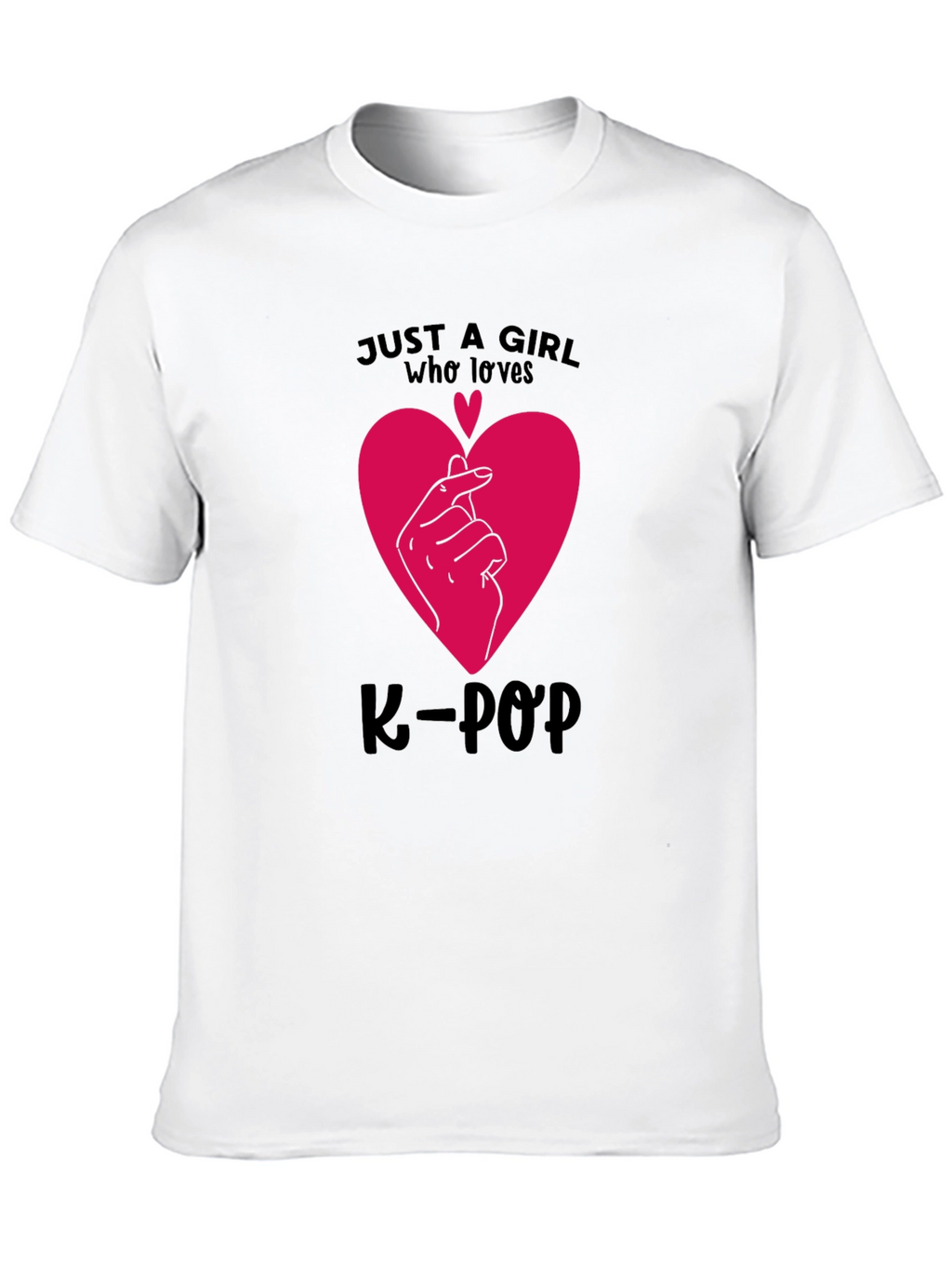 K-Pop Heart Graphic Tee