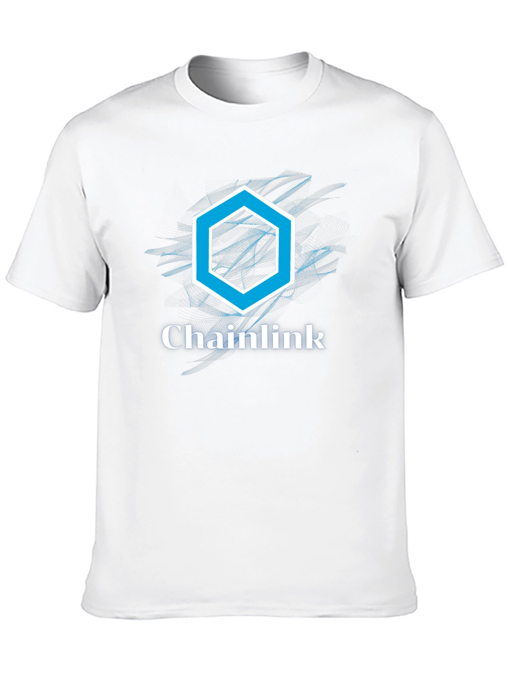 Chainlink T-Shirt - Crypto Logo Graphic Tee - Black