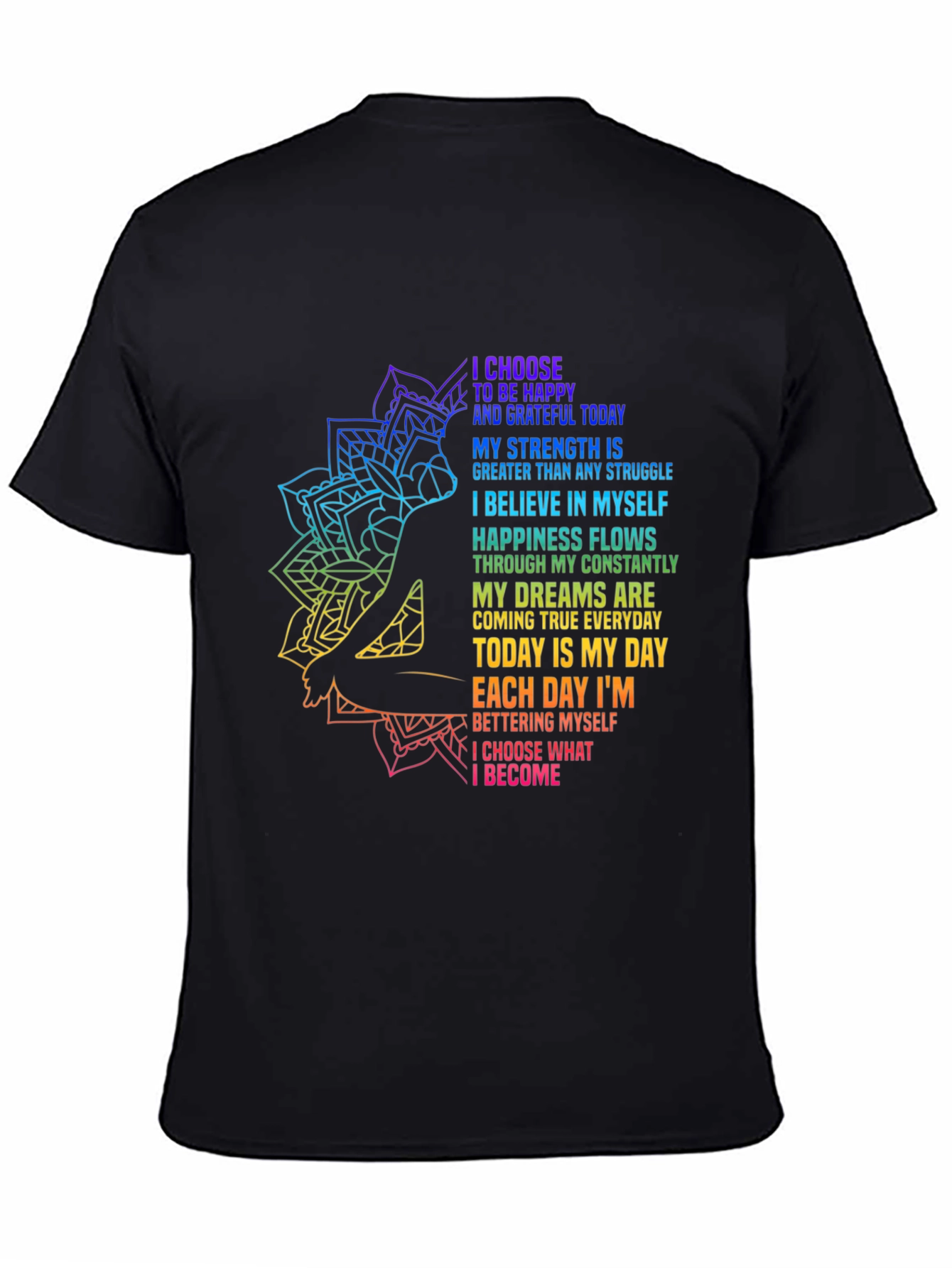 Inspirational Yoga Graphic T-Shirt