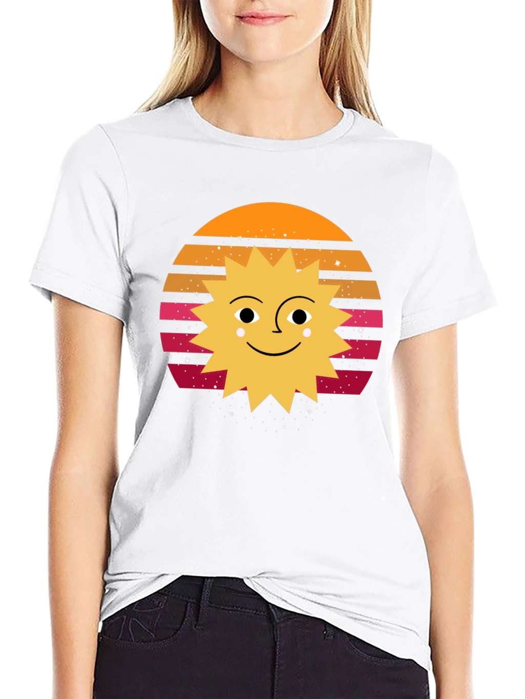 Retro Sun Graphic T-Shirt - Unisex