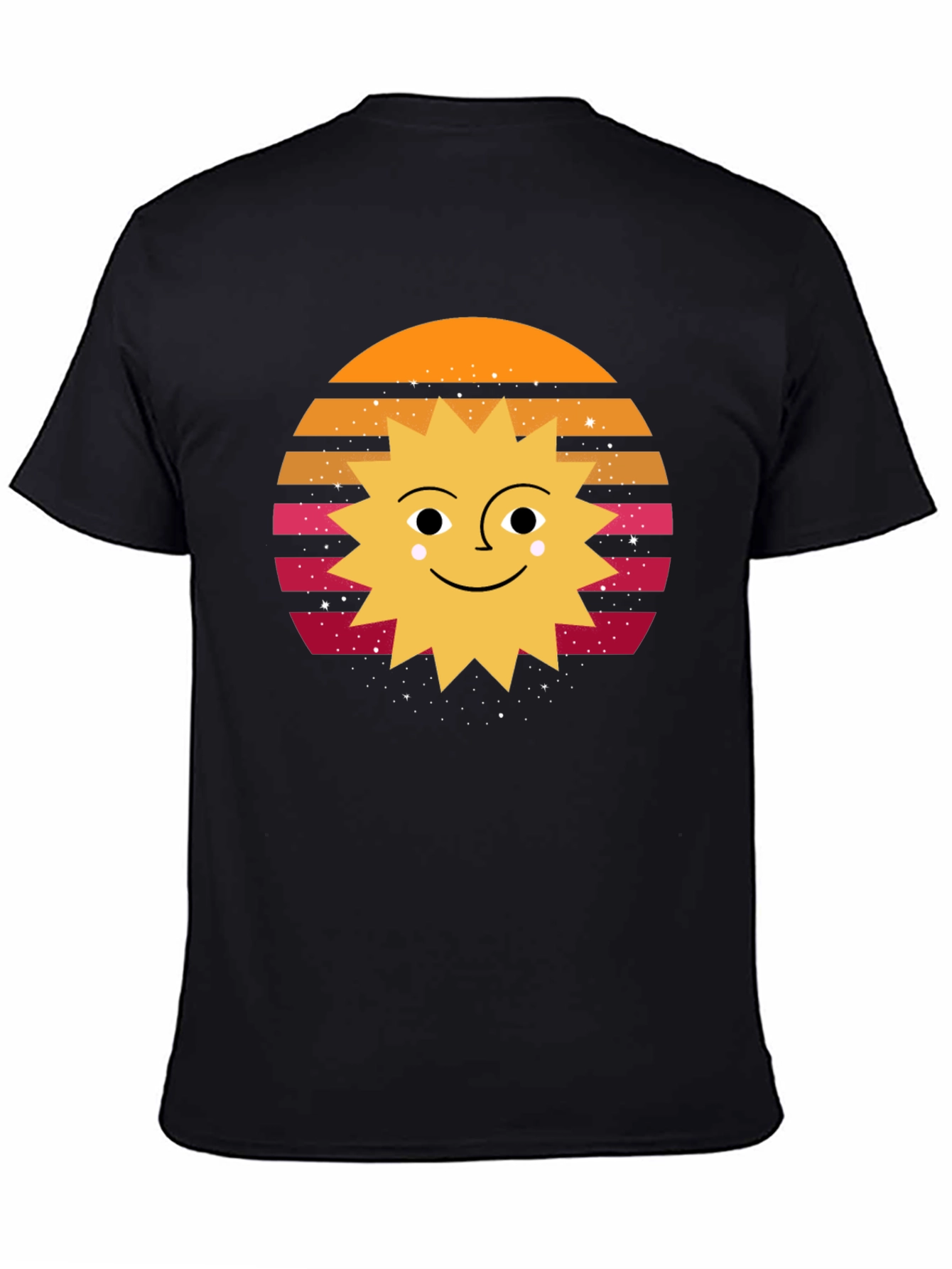 Retro Sun Graphic T-Shirt - Unisex
