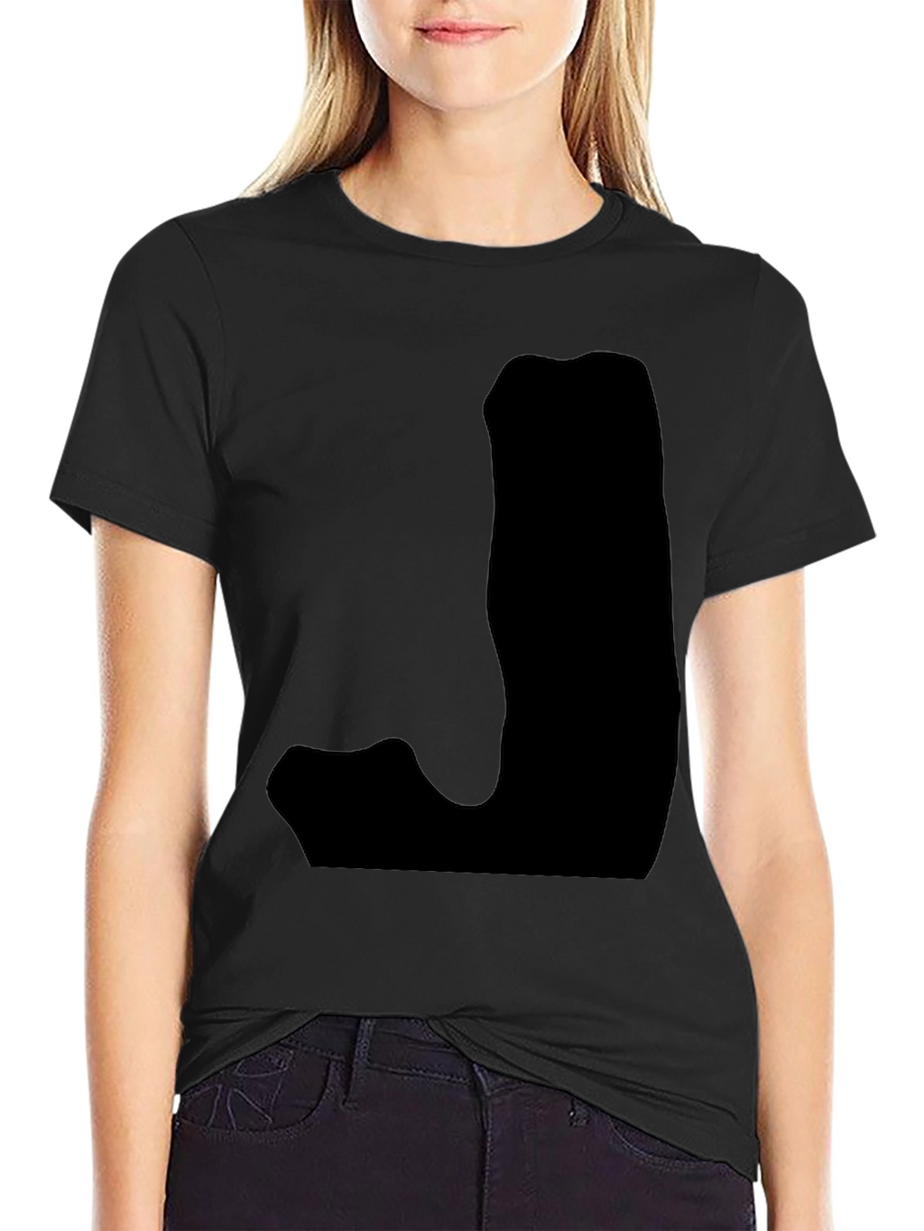 Mens Black Graphic Tee
