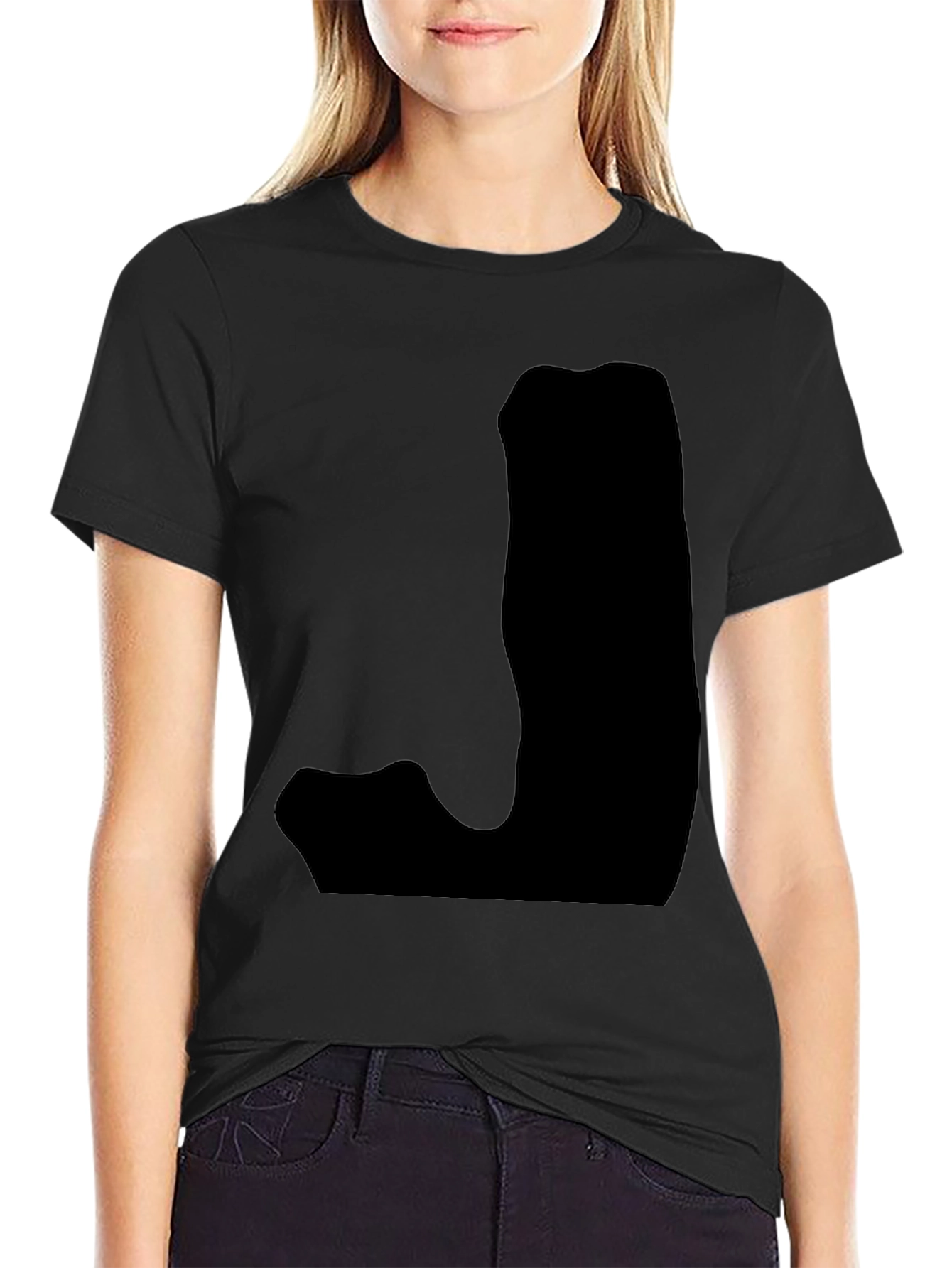 Mens Black Graphic Tee