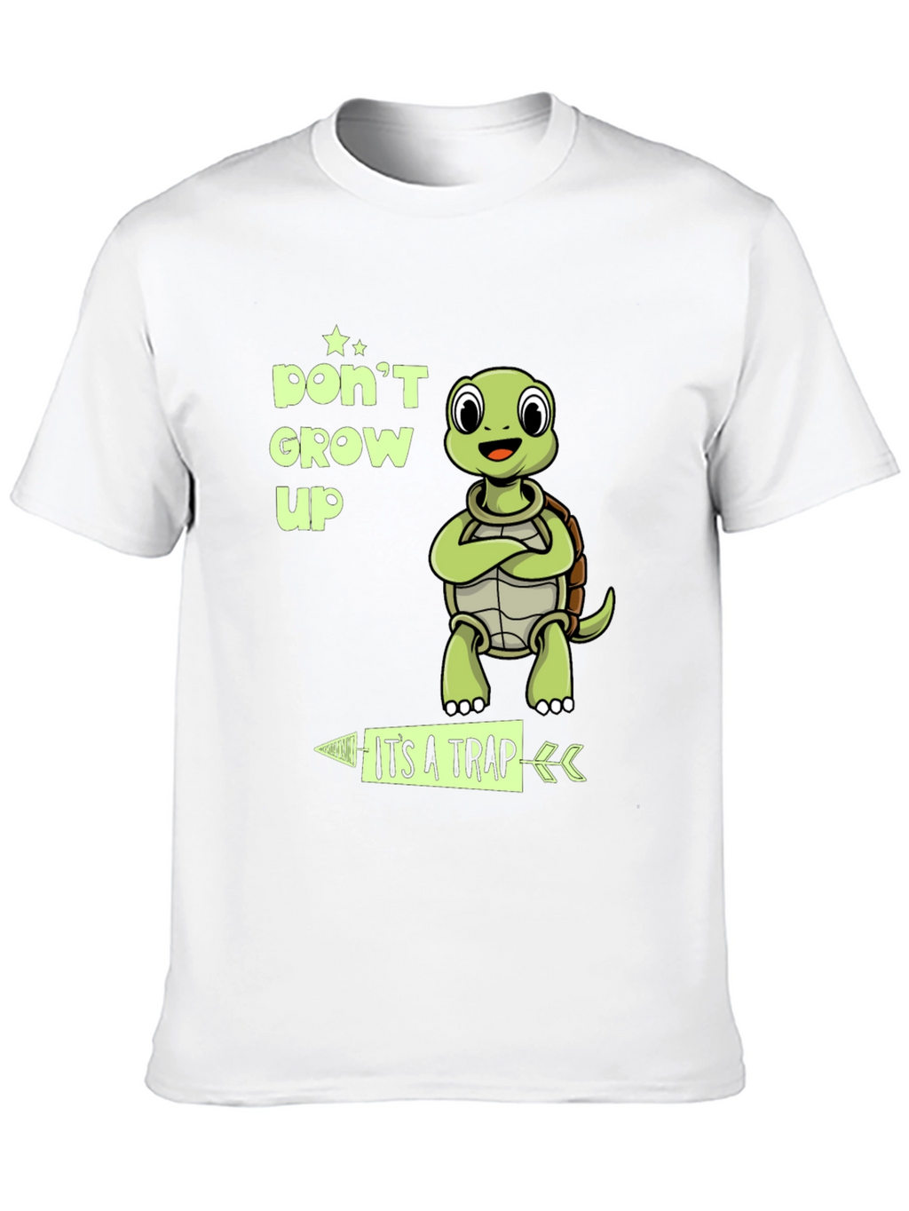 Dont Grow Up Its A Trap Turtle T-Shirt