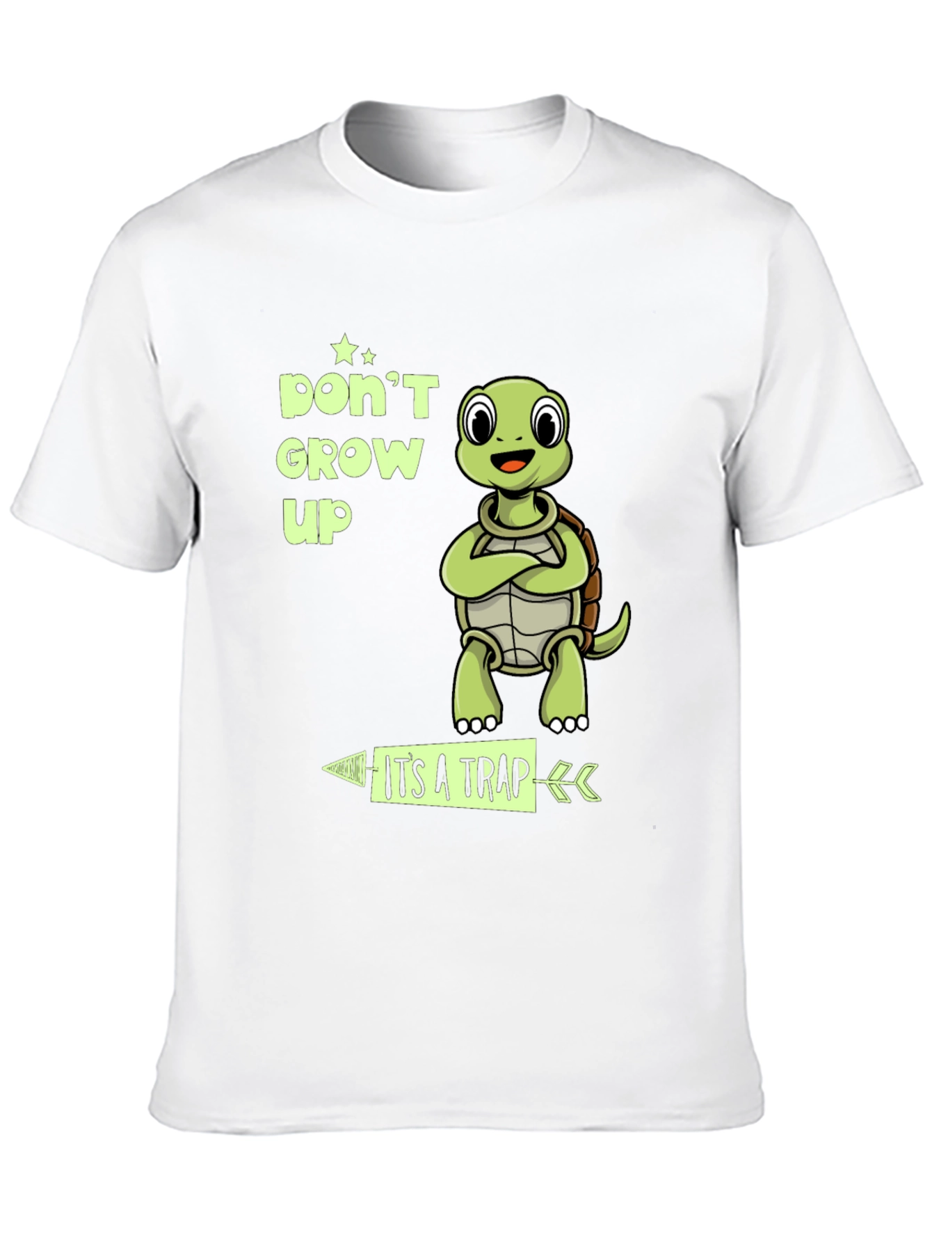 Dont Grow Up Its A Trap Turtle T-Shirt