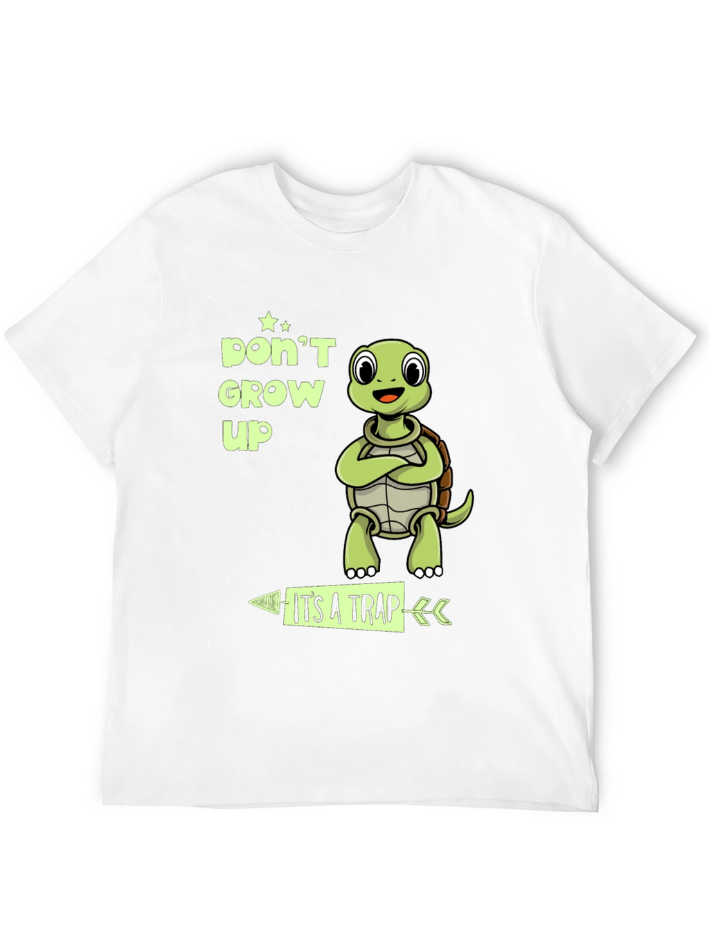 Dont Grow Up Its A Trap Turtle T-Shirt