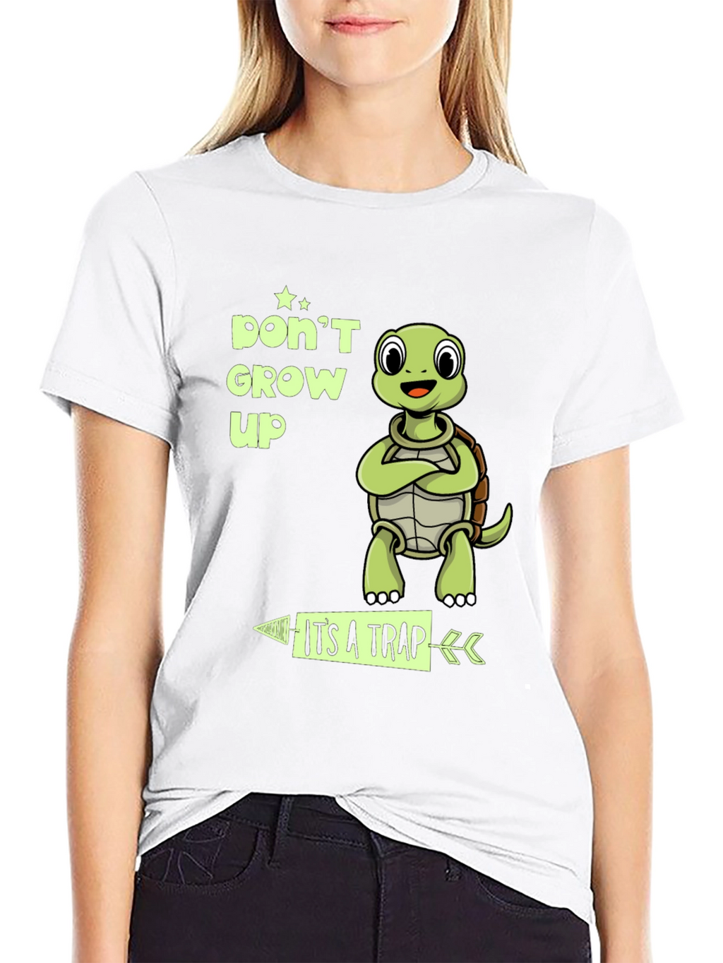 Dont Grow Up Its A Trap Turtle T-Shirt