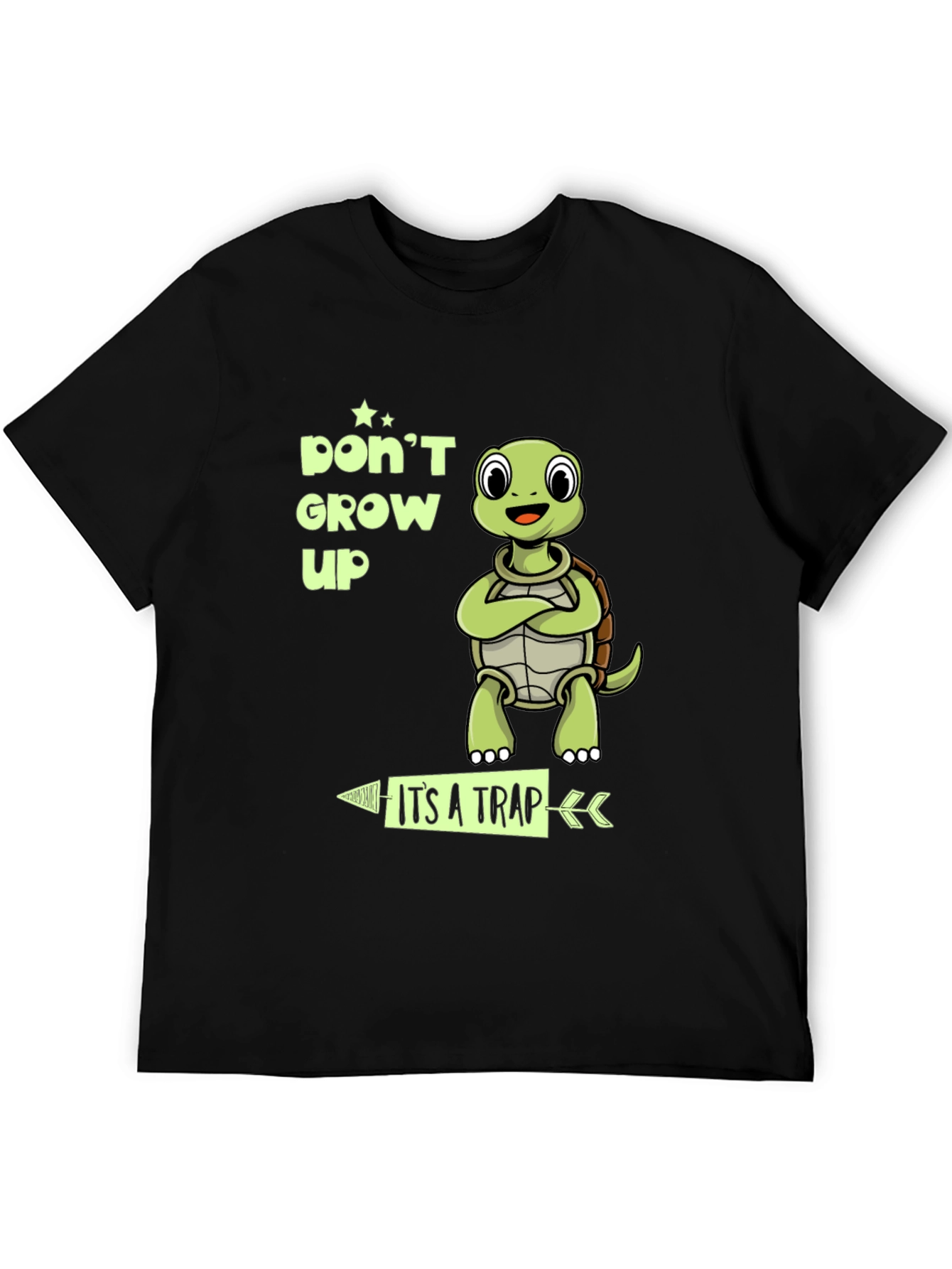 Dont Grow Up Its A Trap Turtle T-Shirt
