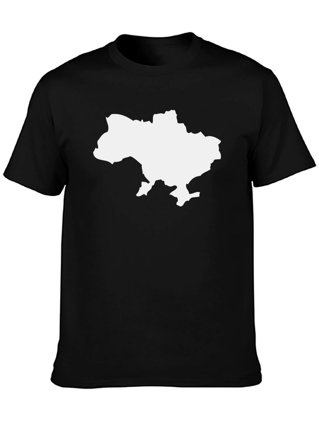Ukraine Map Black T-Shirt