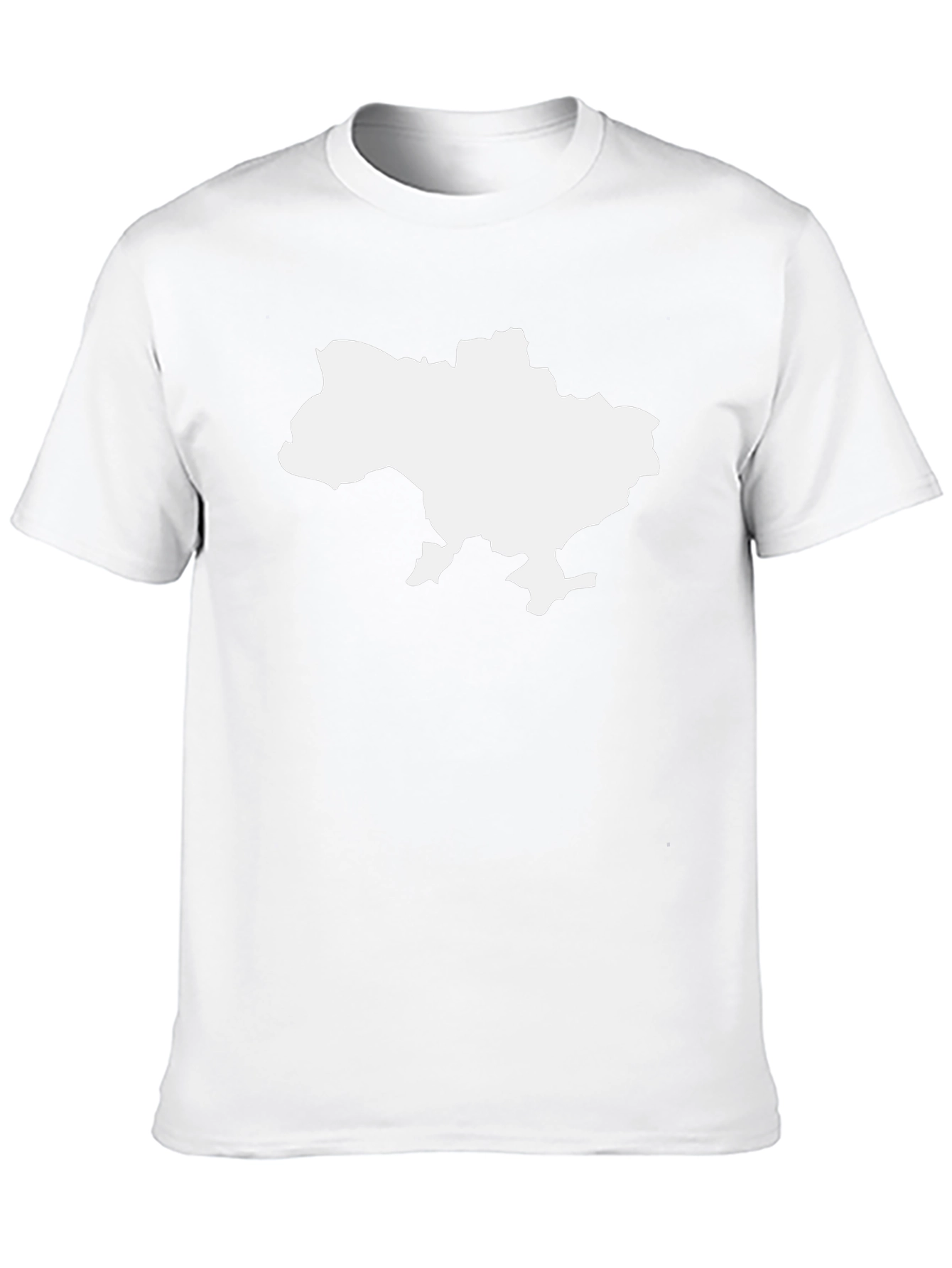 Ukraine Map Black T-Shirt