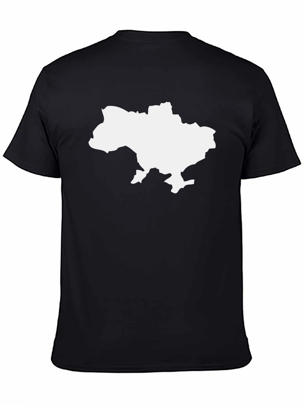 Ukraine Map Black T-Shirt