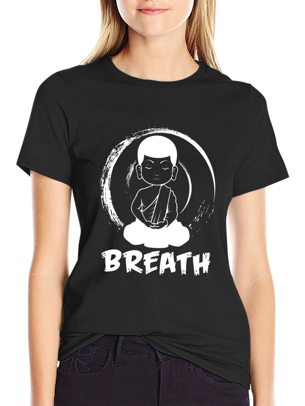 Breathe Buddha Graphic Tee