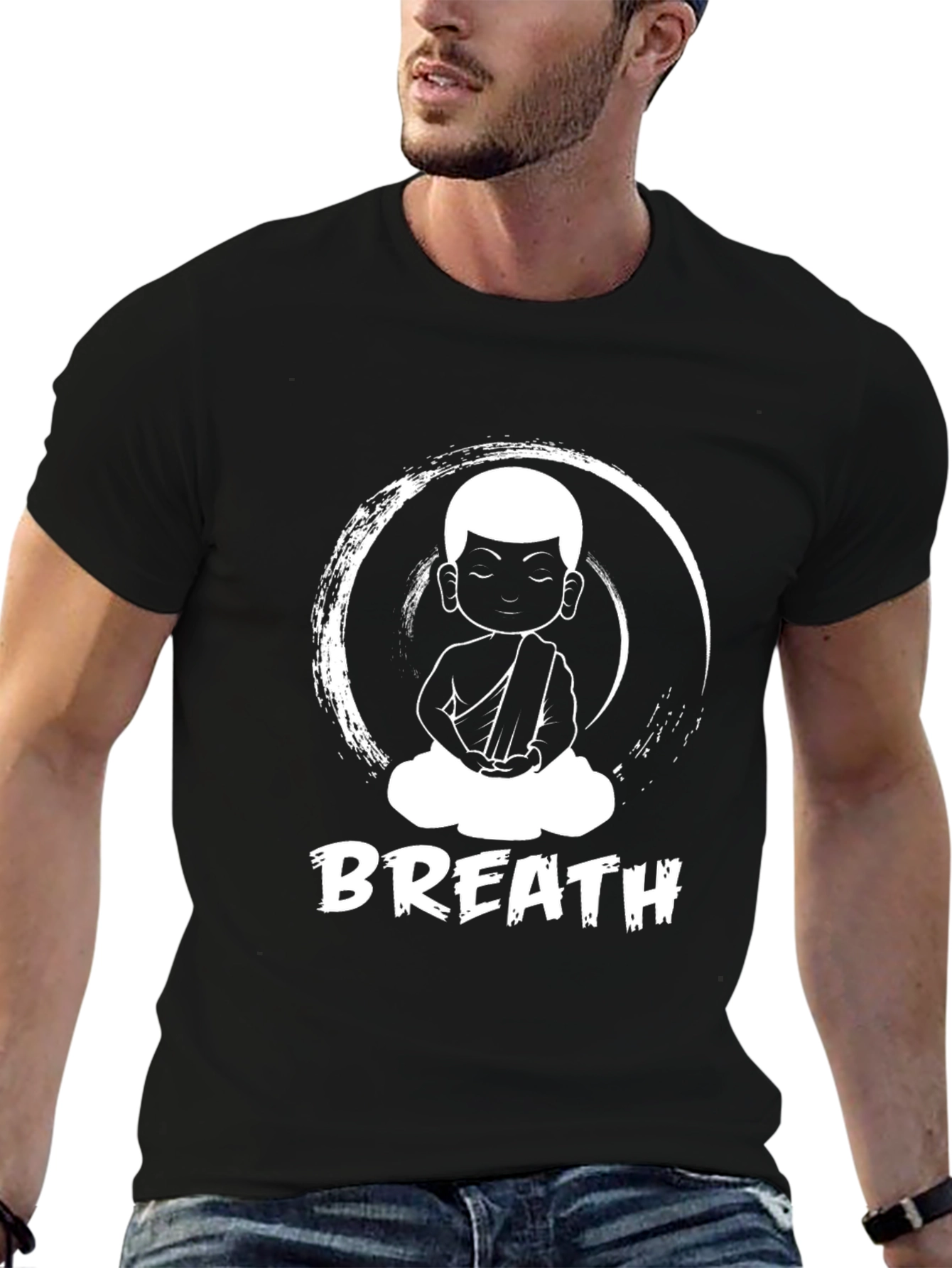 Breathe Buddha Graphic Tee