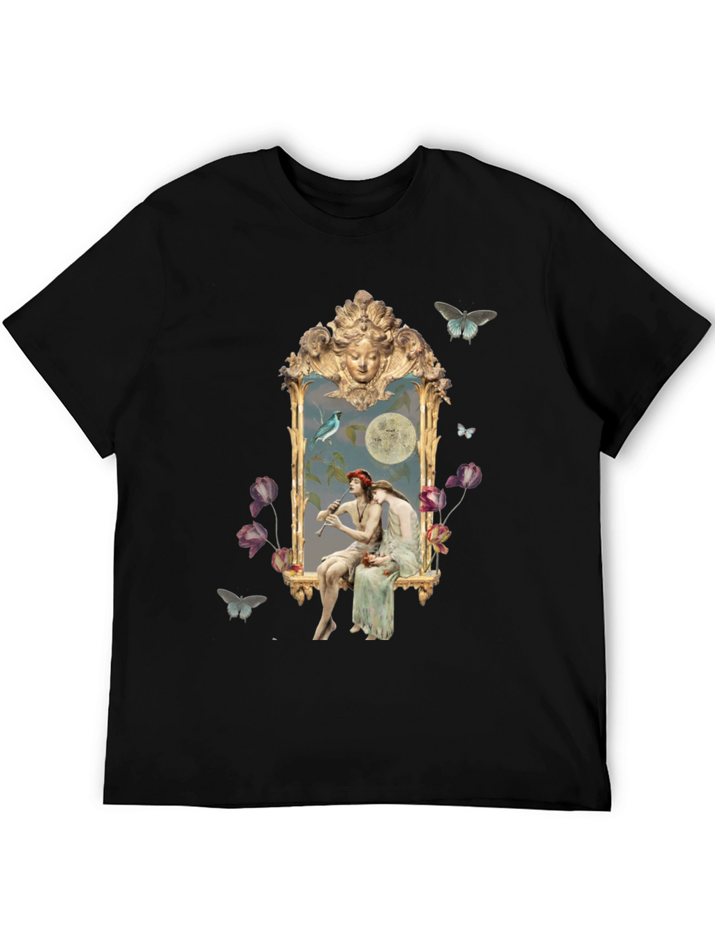 Artistic Golden Frame T-Shirt