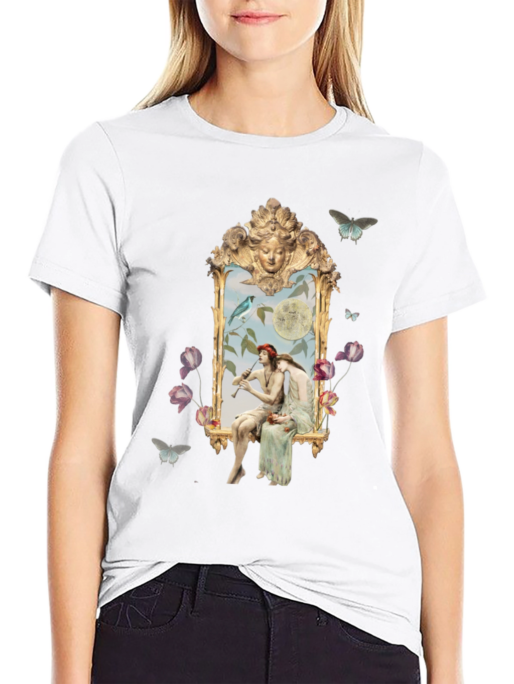 Artistic Golden Frame T-Shirt